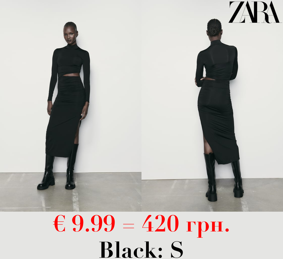 FITTED DRESS WITH CUT-OUT DETAIL