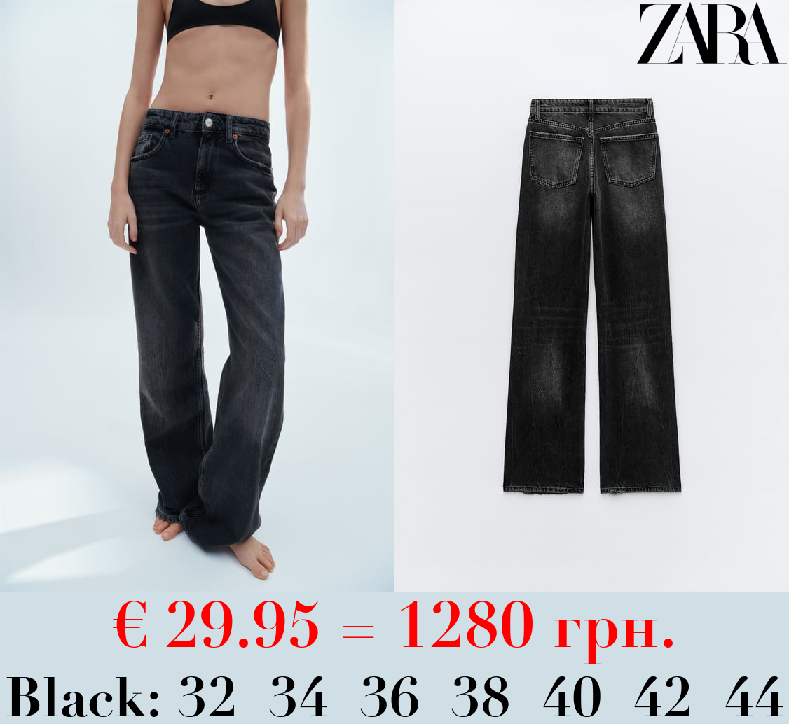 TRF WIDE-LEG MID-RISE FULL LENGTH JEANS