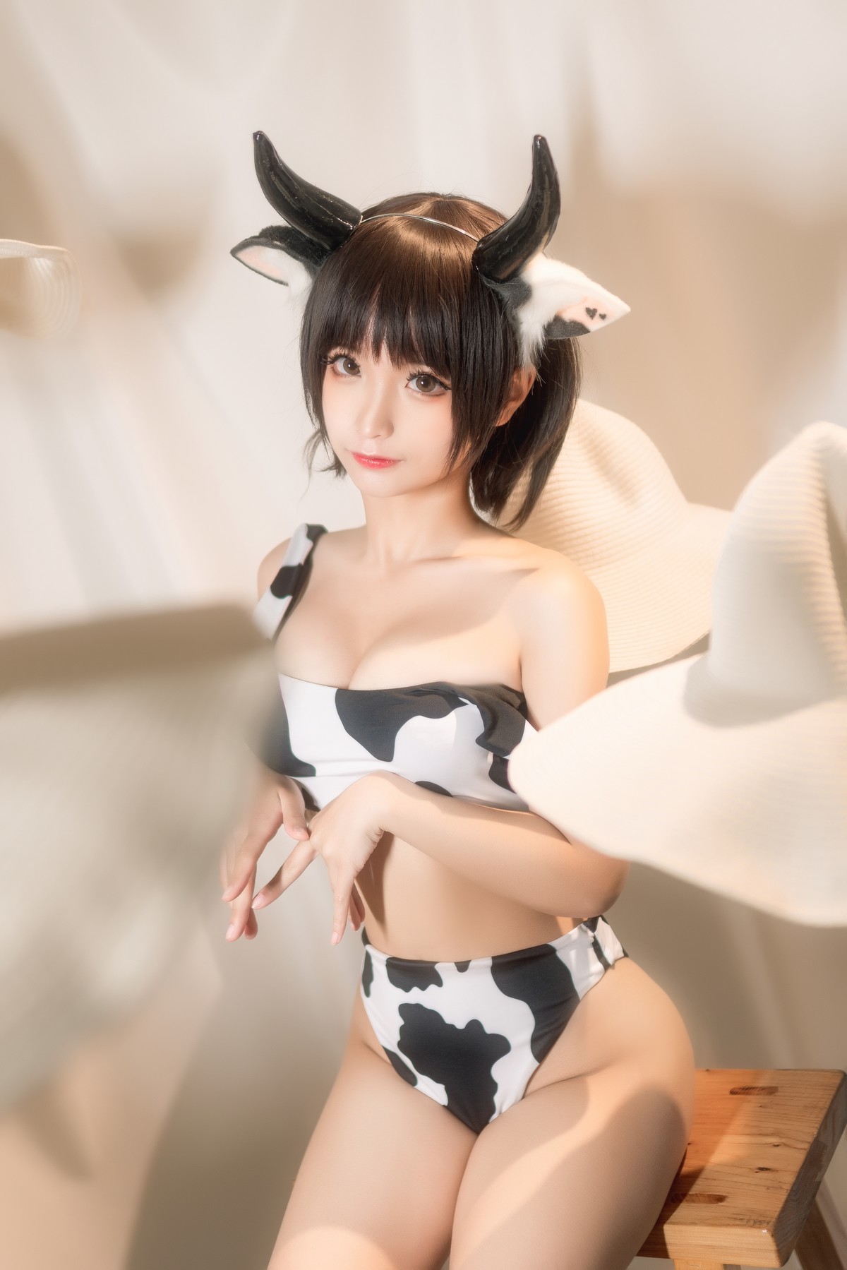 Cosplay 蠢沫沫 Chunmomo 花花牛 31
