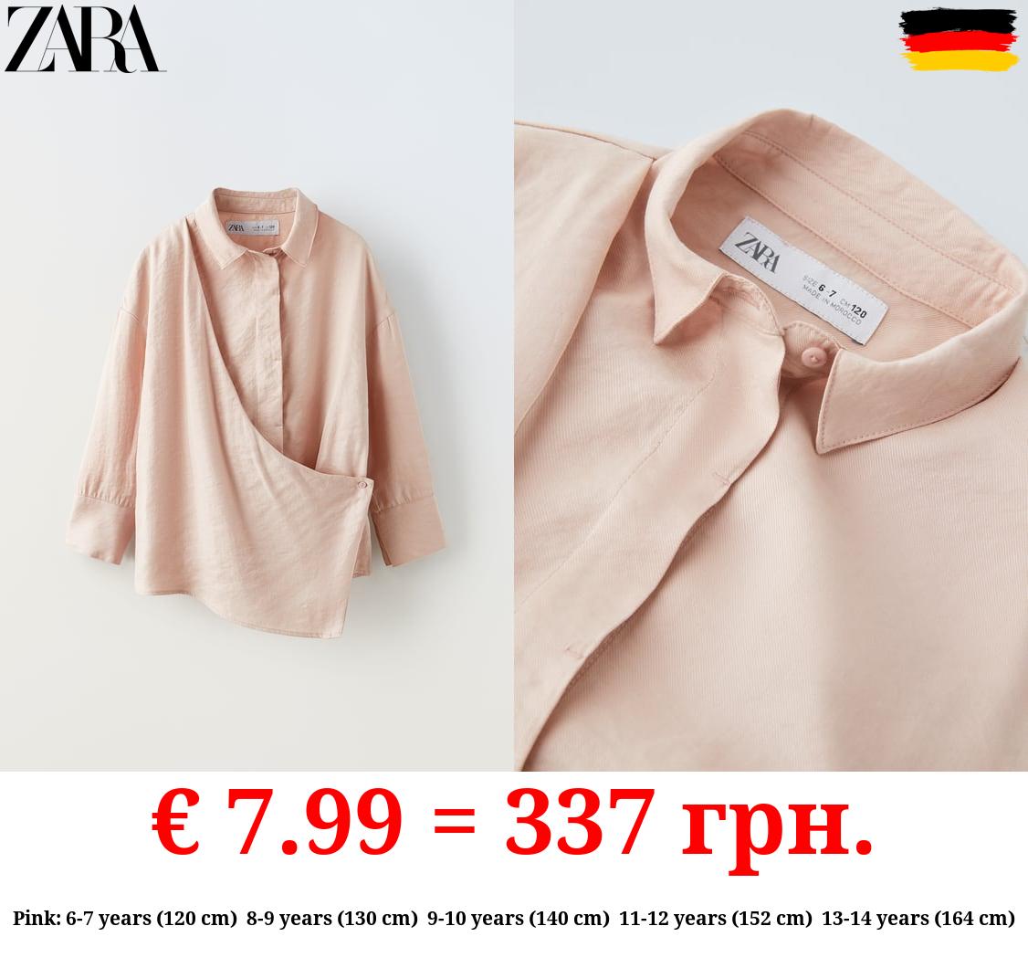 FLOWING CROSSOVER SHIRT