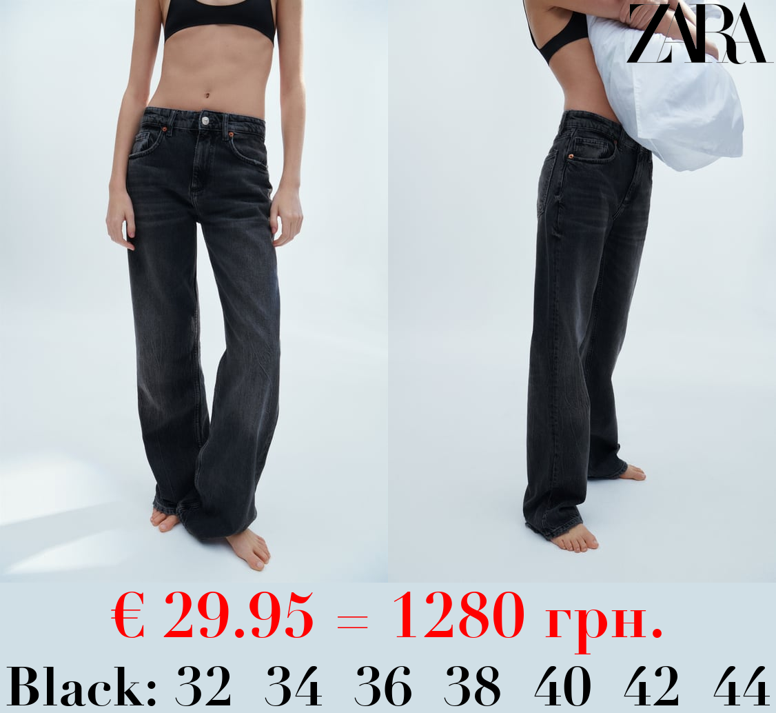 TRF WIDE-LEG MID-RISE FULL LENGTH JEANS