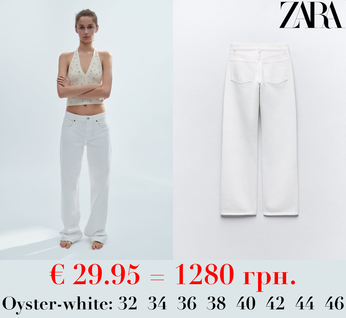 TRF WIDE-LEG MID-RISE FULL LENGTH JEANS