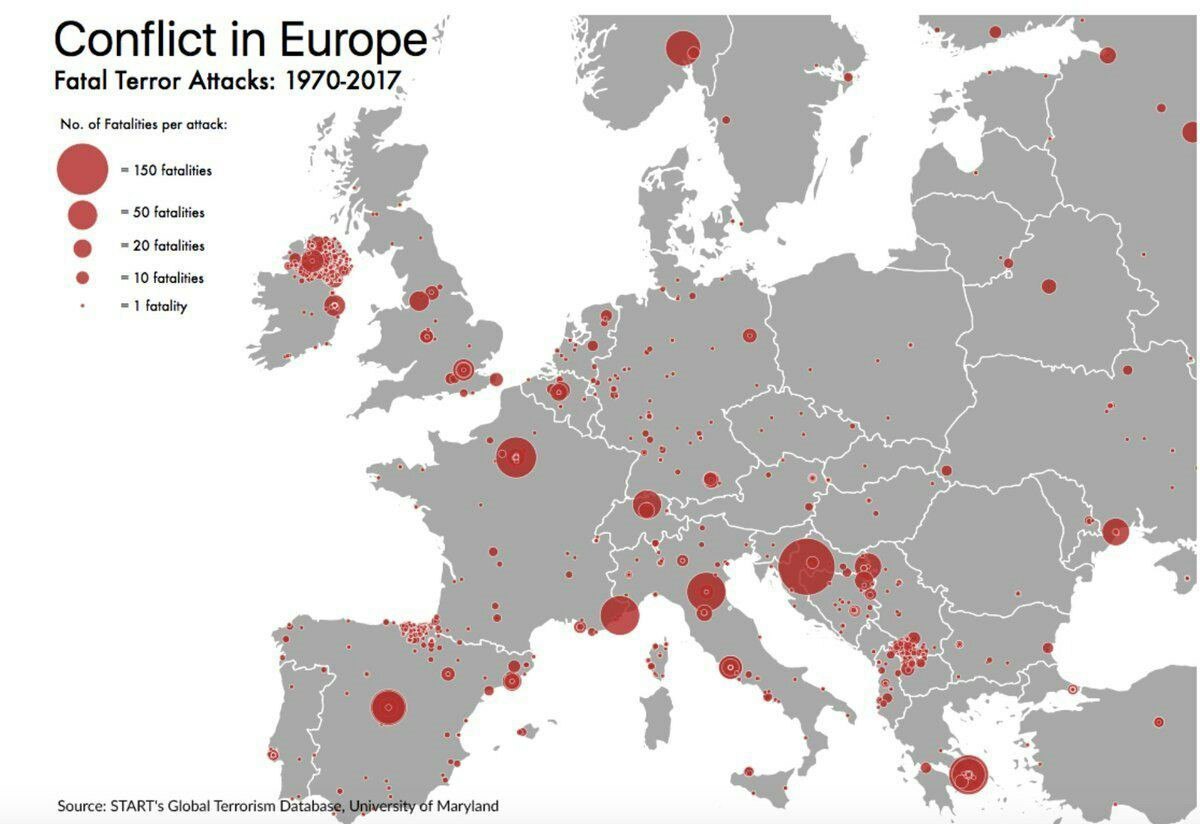Западные страны о теракте. Карта терактов в Европе. Карта терактов в Европе за 25 лет. Карта терактов в Европе за последние 25 лет. Карта террористических актов в Европе.