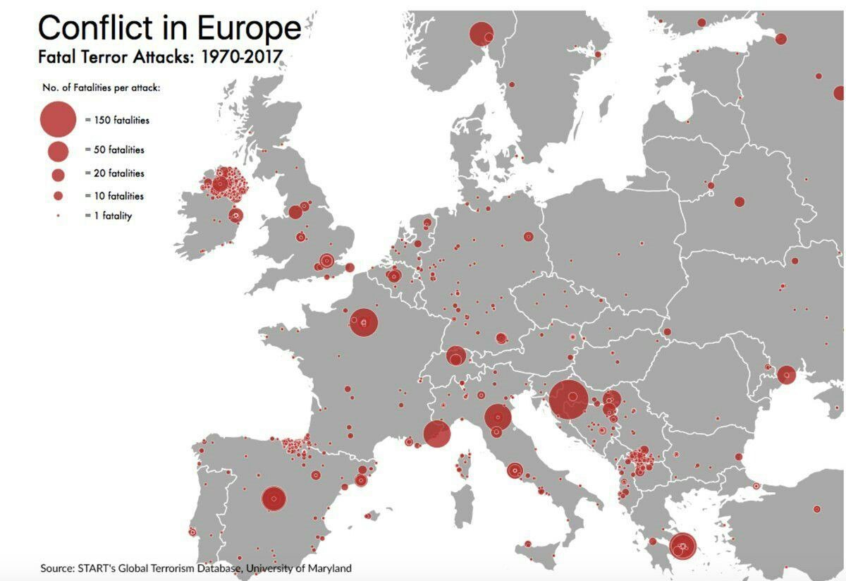 Терроризм в западной европе. Карта терактов в Европе. Карта терактов в Европе за 25 лет. Карта террористических актов в Европе. Карта терактов в Великобритании.