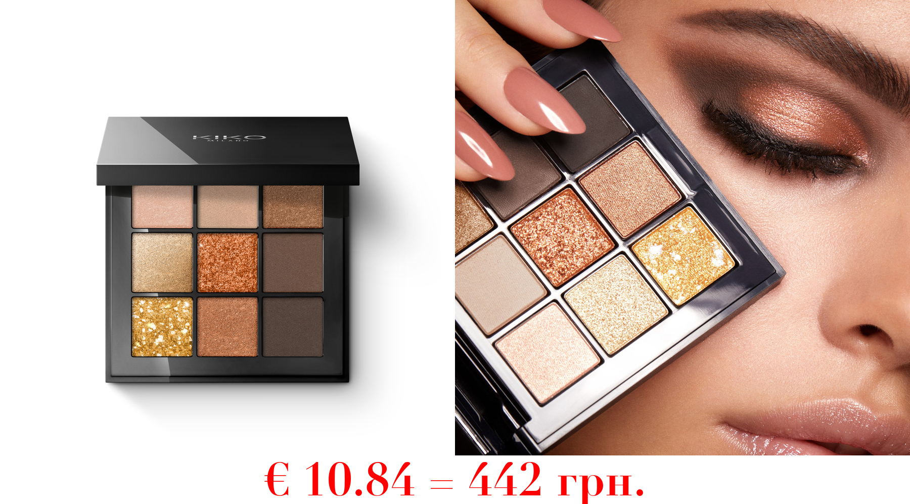 glamour multi finish eyeshadow palette