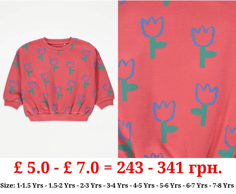 Red Tulip Sweatshirt
