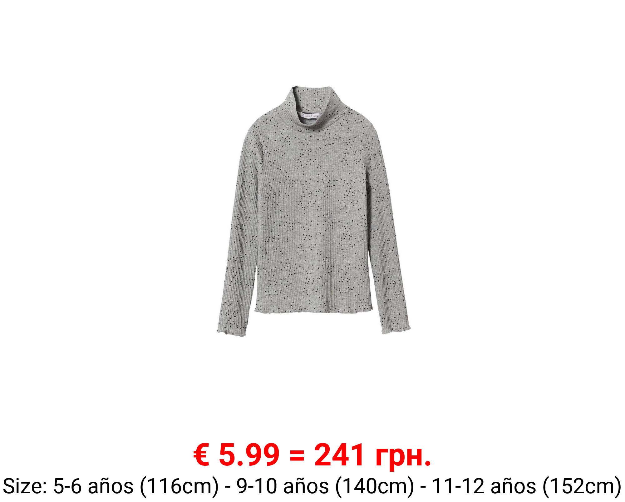 Camiseta manga larga cuello perkins