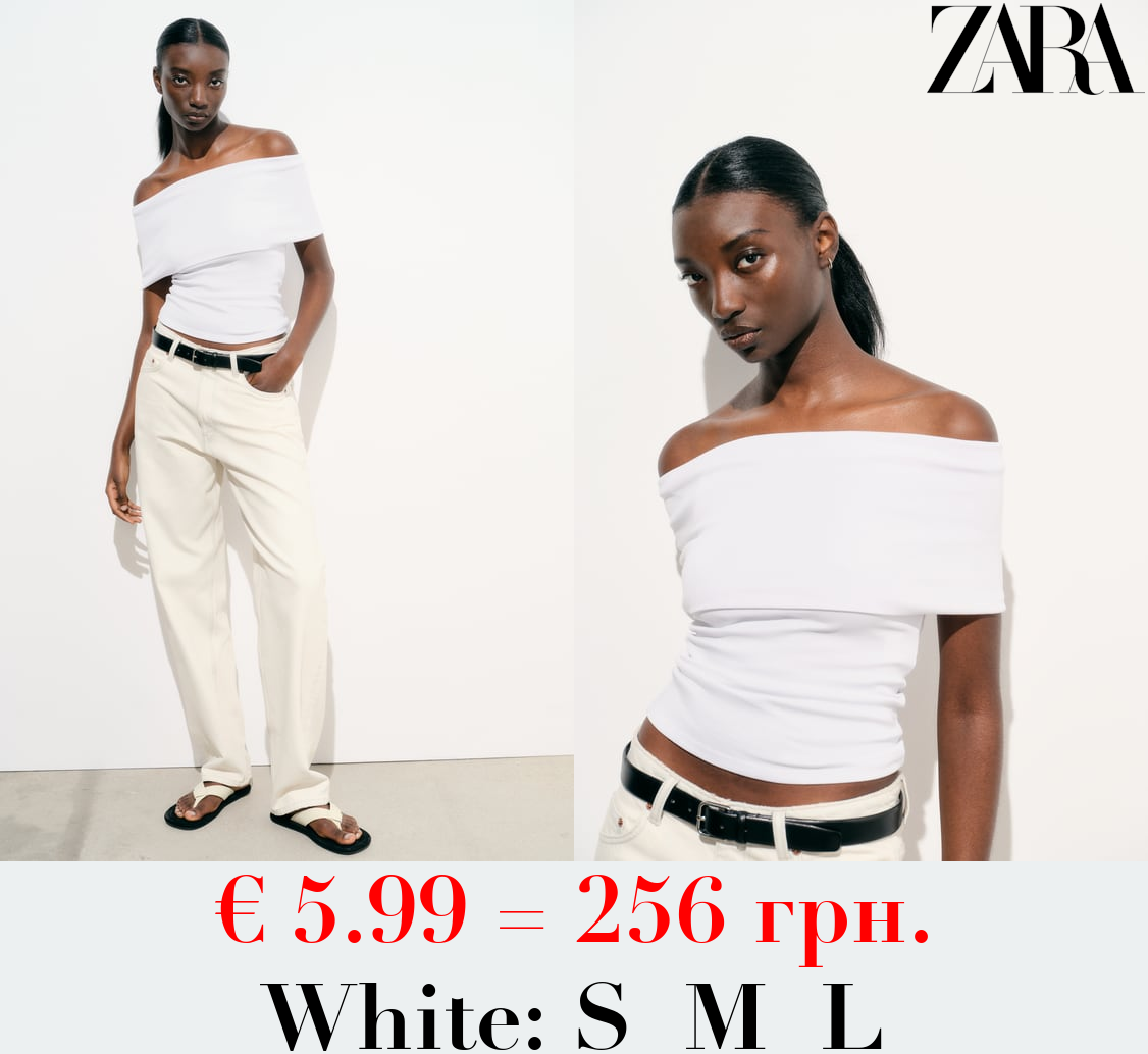 OFF-THE-SHOULDER TOP