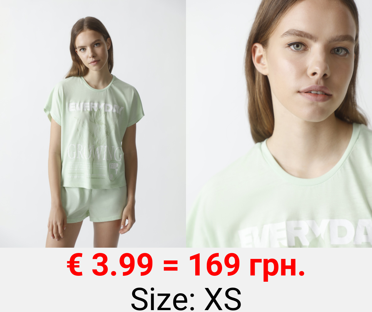 Short printed pyjamas