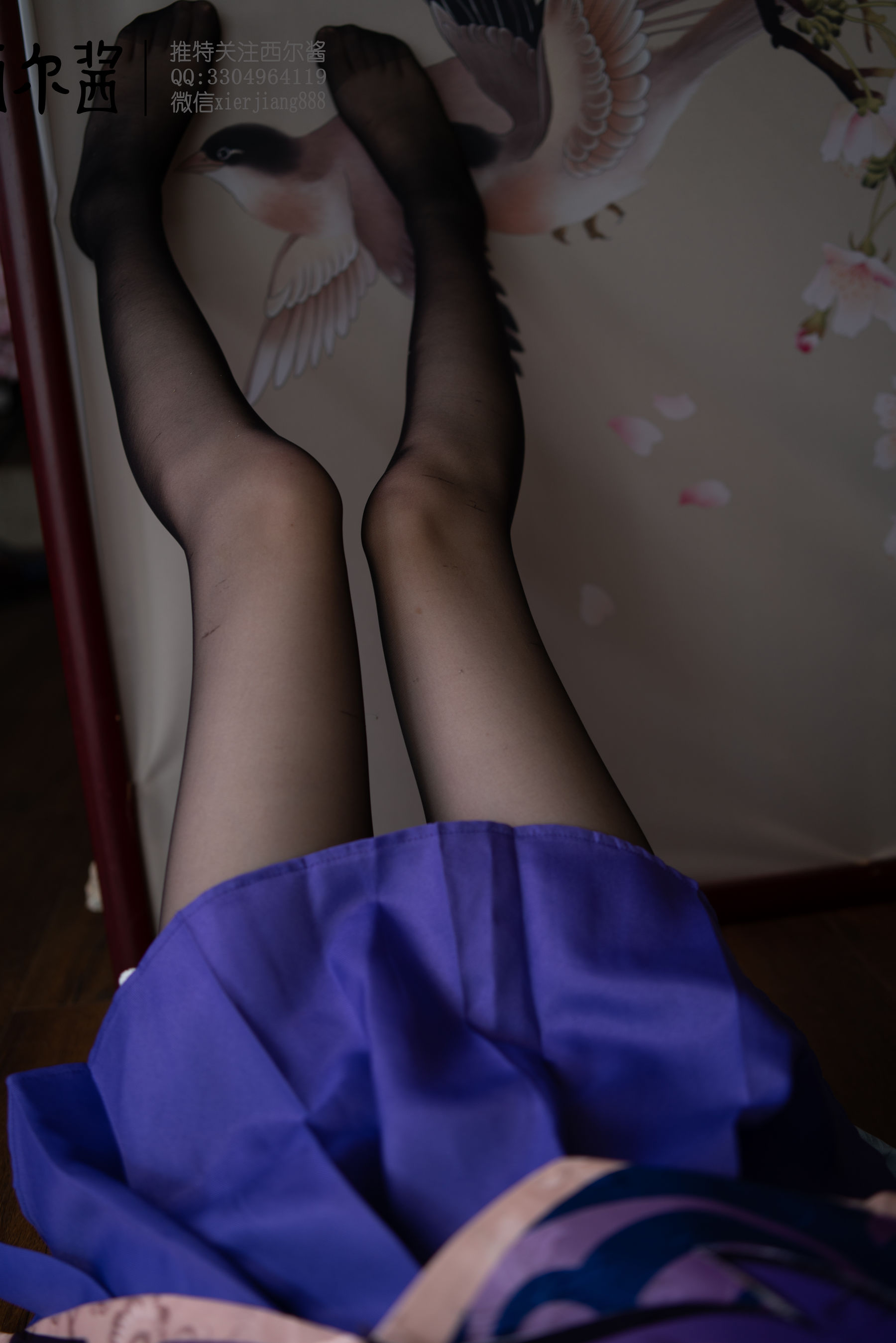 [福利COS]_微博萌妹子西尔酱_-_刻晴腿-写真图集共99P 7