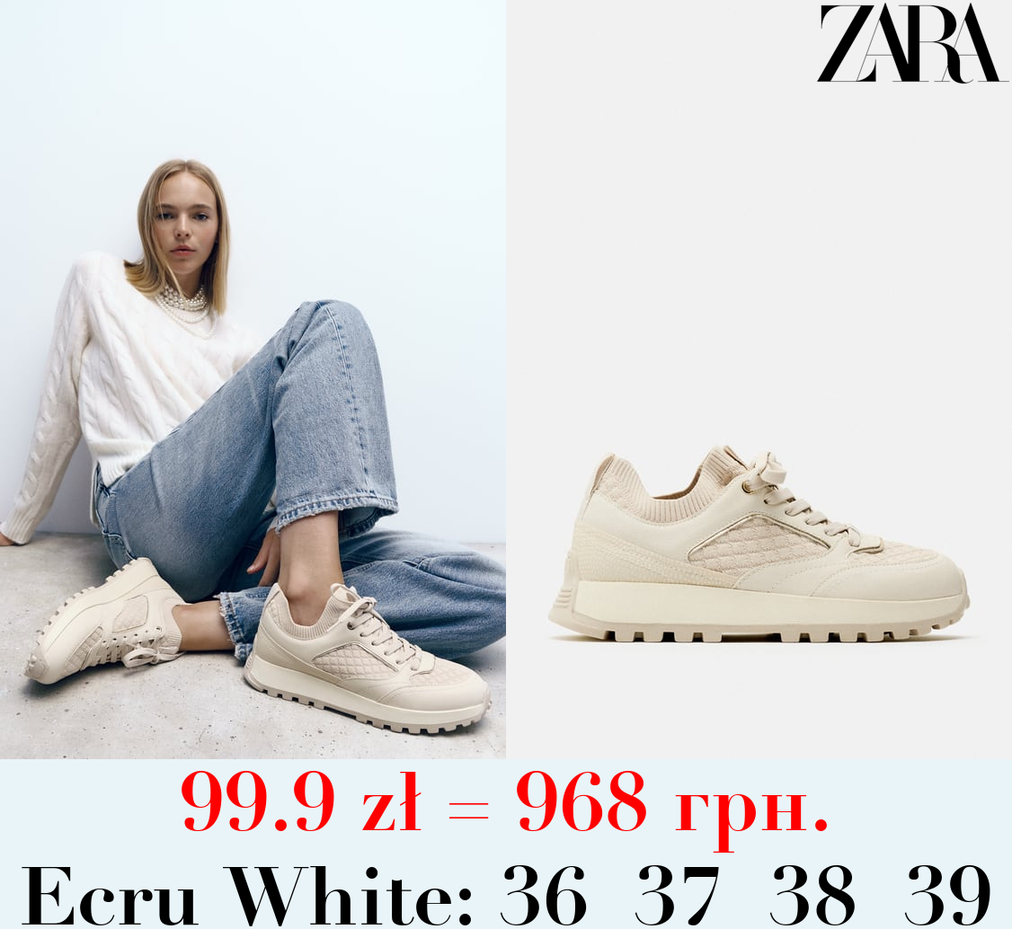 FABRIC RUNNING TRAINERS