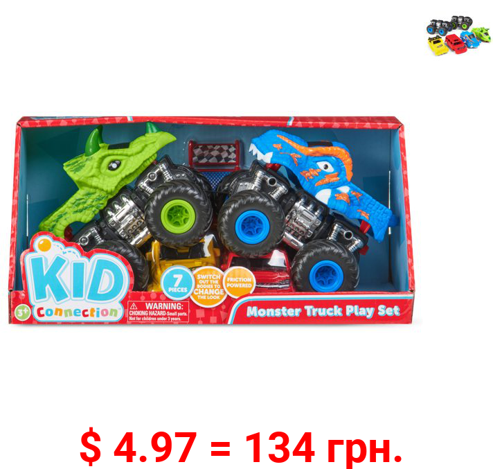 Kid Connection Monster Truck Play Set, 7 Pieces