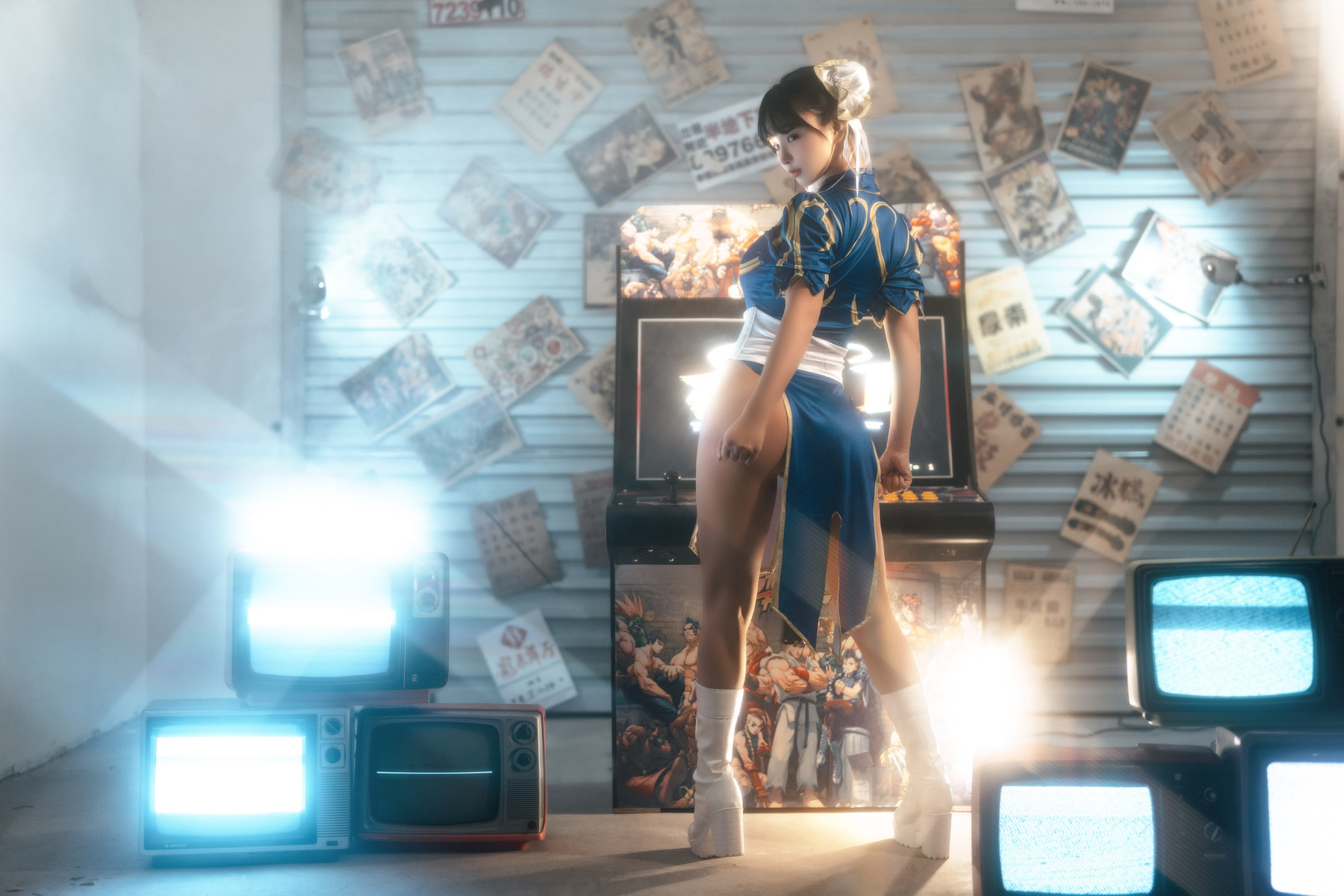 Cosplay 桜井宁宁 电玩春丽 Set.01 10