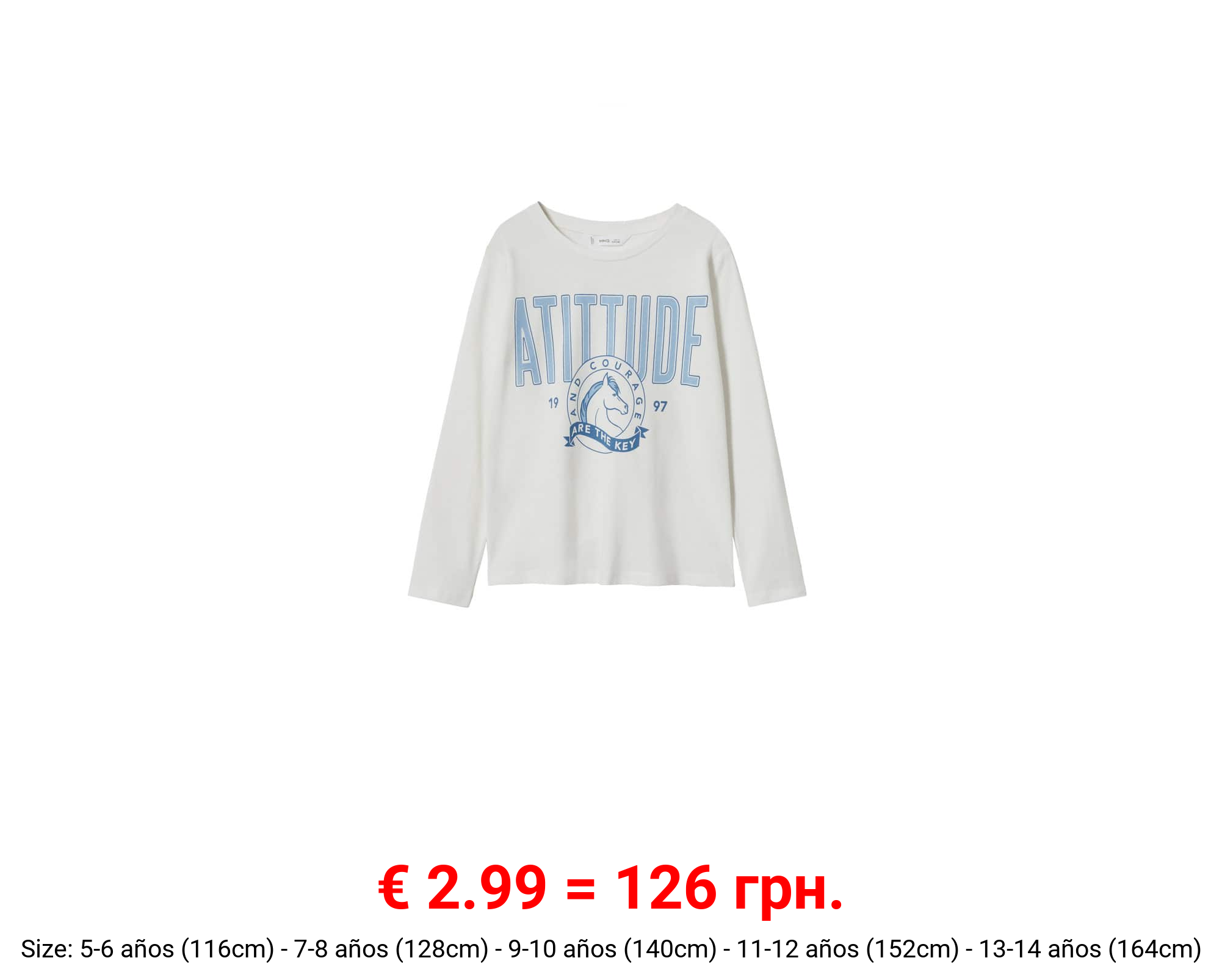 Camiseta manga larga mensaje