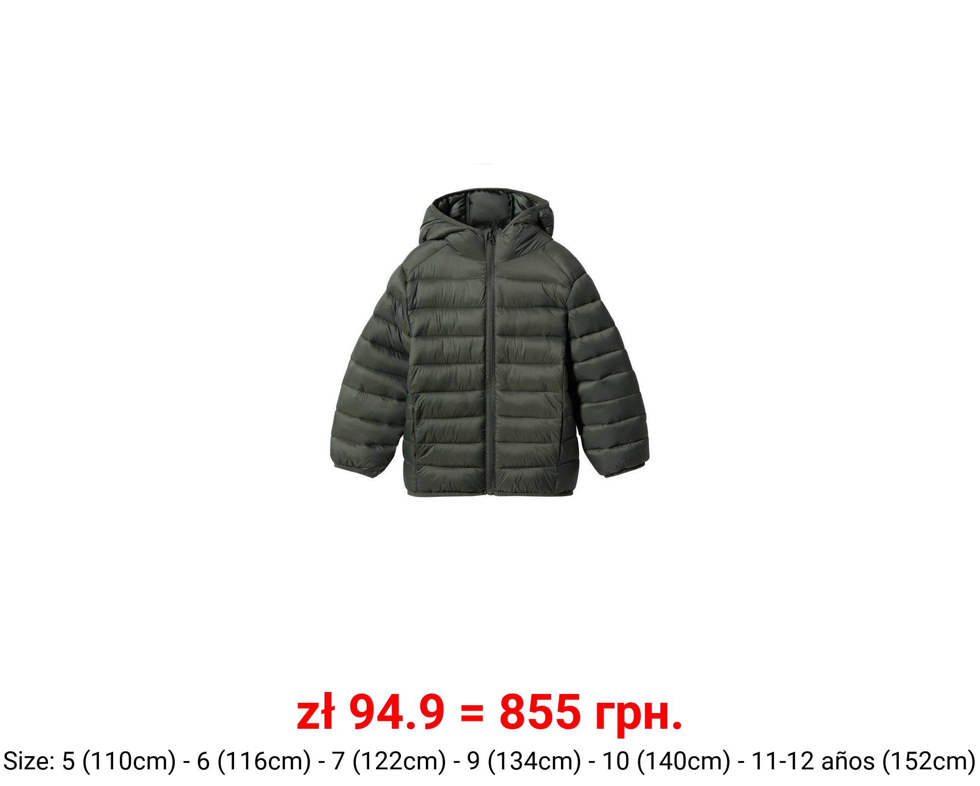 Anorak acolchado cremallera