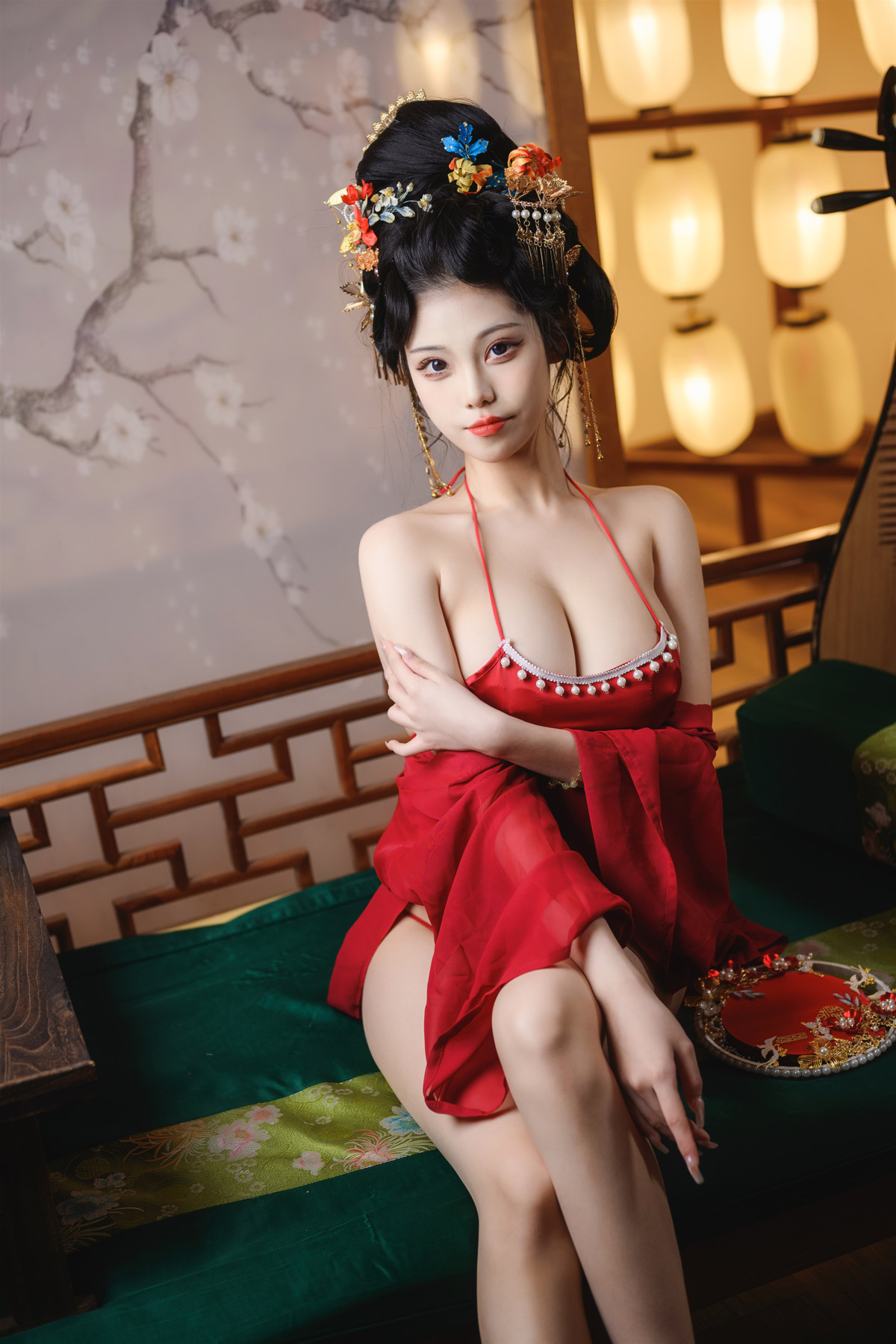 Cosplay 蜜汁猫裘Mizhimaoqiu 唐宫夜宴 15