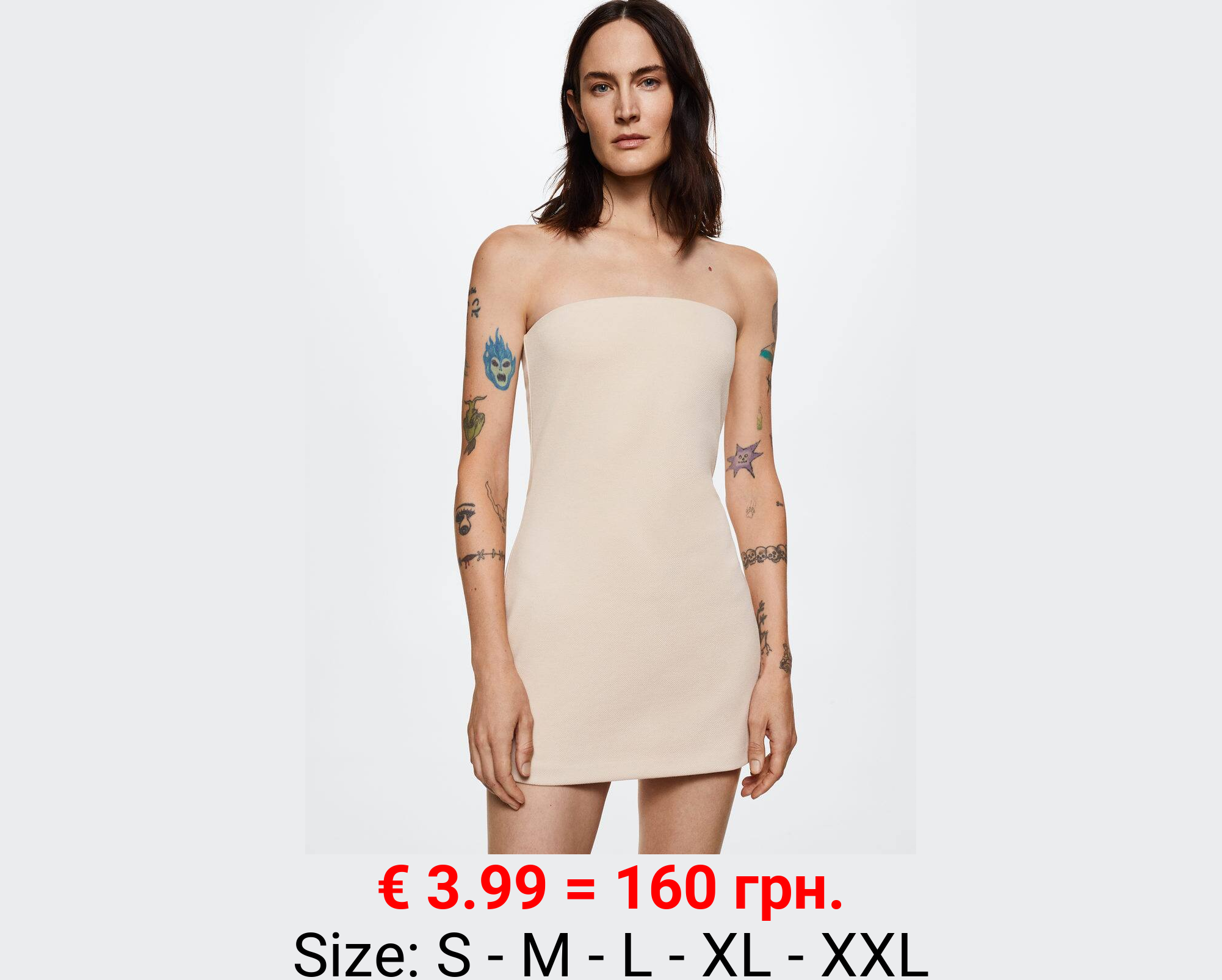 Vestido palabra de honor