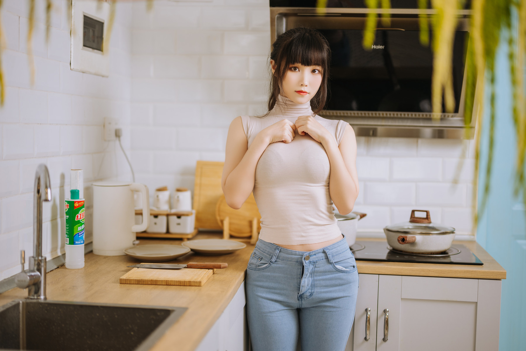 Cosplay 汪知子 姐姐的牛仔裤 23