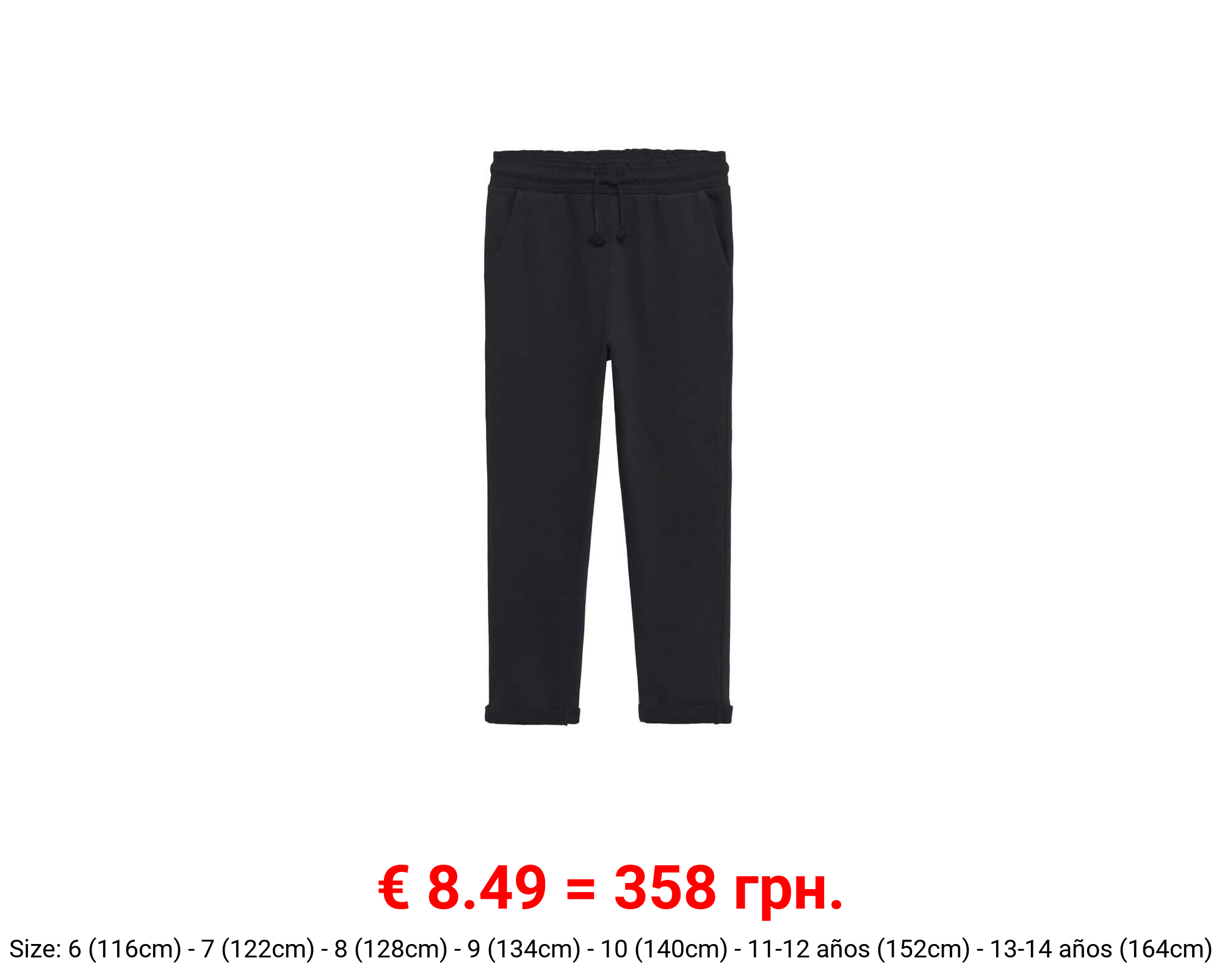 Pantalón jogger algodón