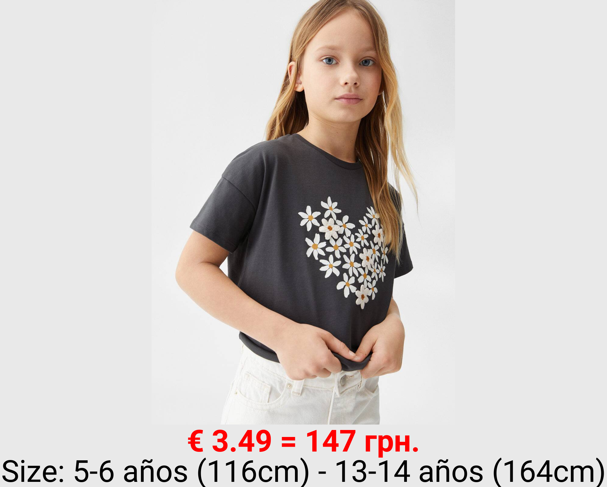 Camiseta detalles bordados