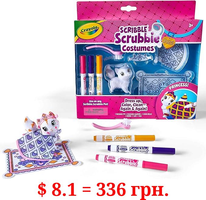 Crayola Scribble Scrubbie Pets Princess Playset, Kids Toys, Gift for Girls & Boys