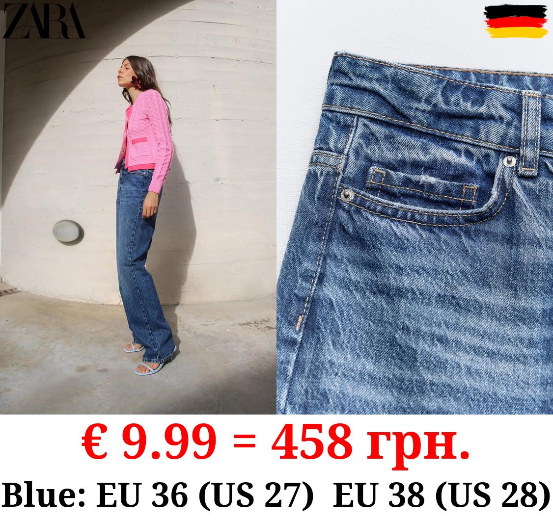 Z1975 STRAIGHT-FIT HIGH-WAIST FULL LENGTH JEANS
