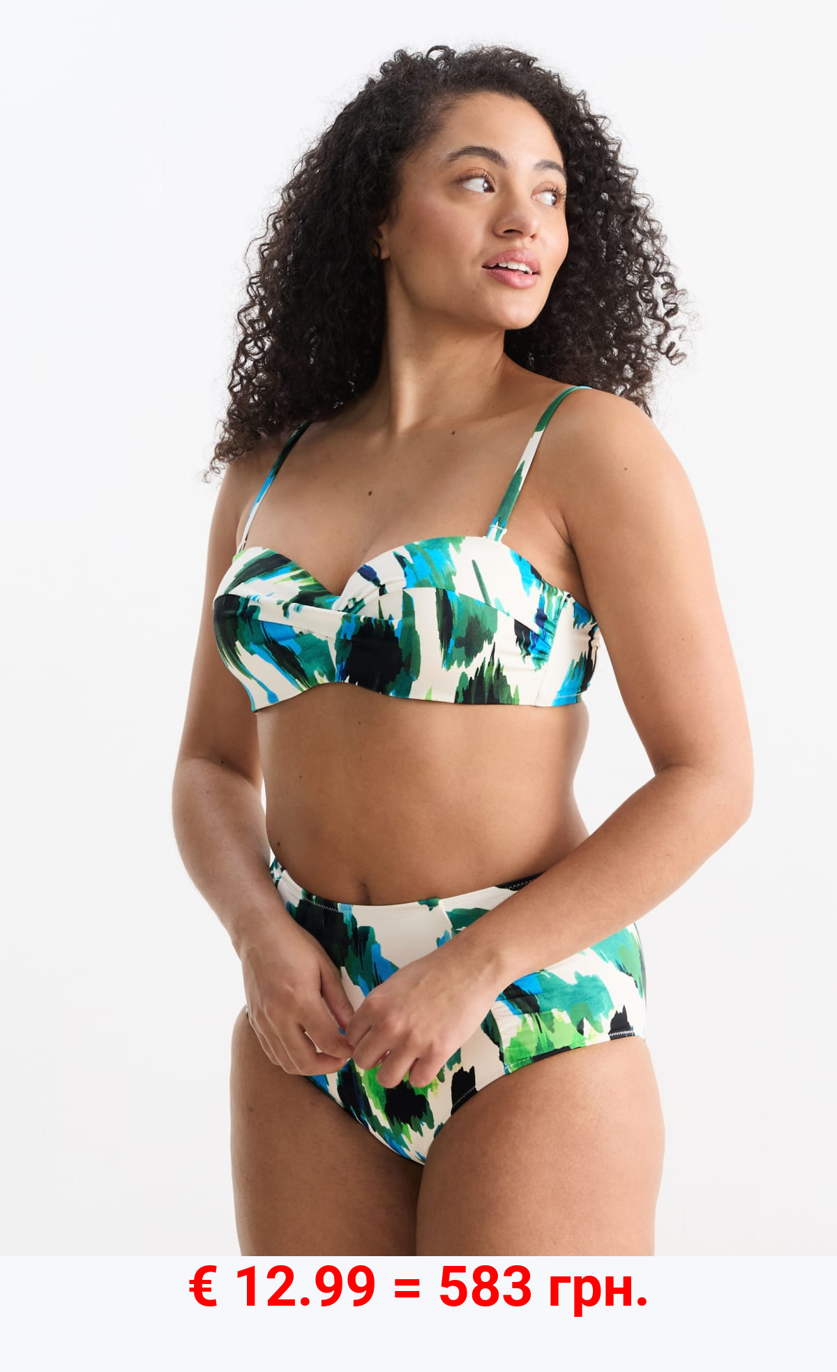 Bikini-Top mit Bügel - Bandeau - wattiert - LYCRA® XTRA LIFE™