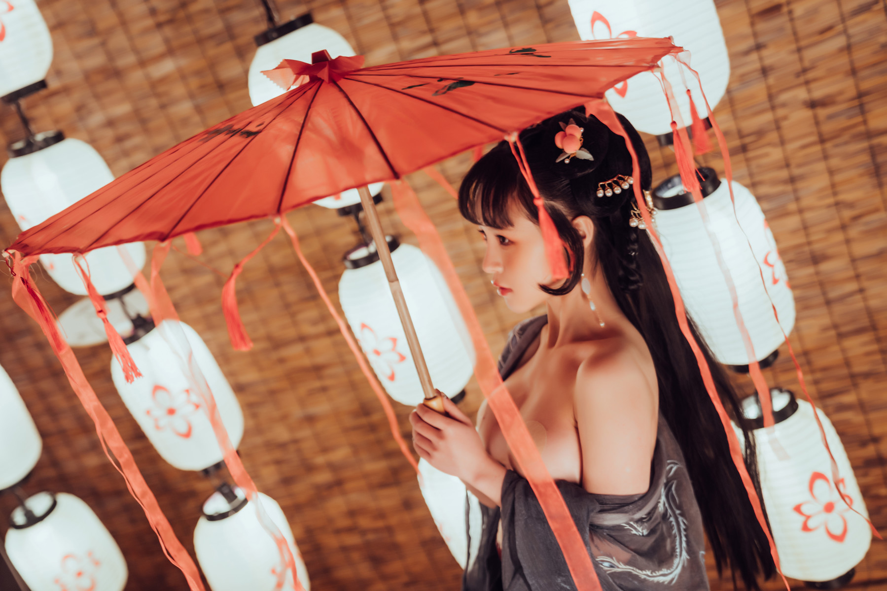 Cosplay 晕崽Zz 小琵琶精 Set.02 18
