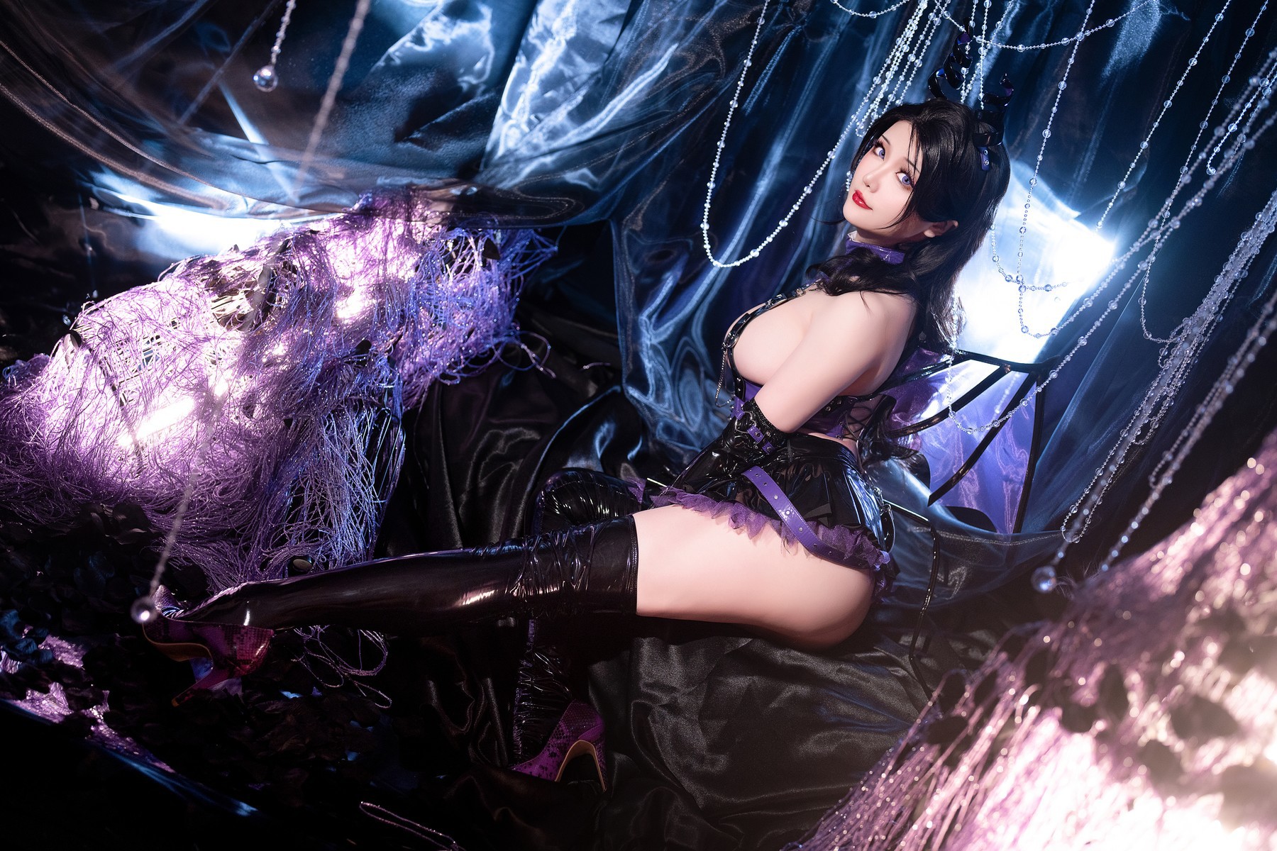 Cosplay 星之迟迟Hoshilily 梦魔的枕头营业&梦境篇 Set.01 31