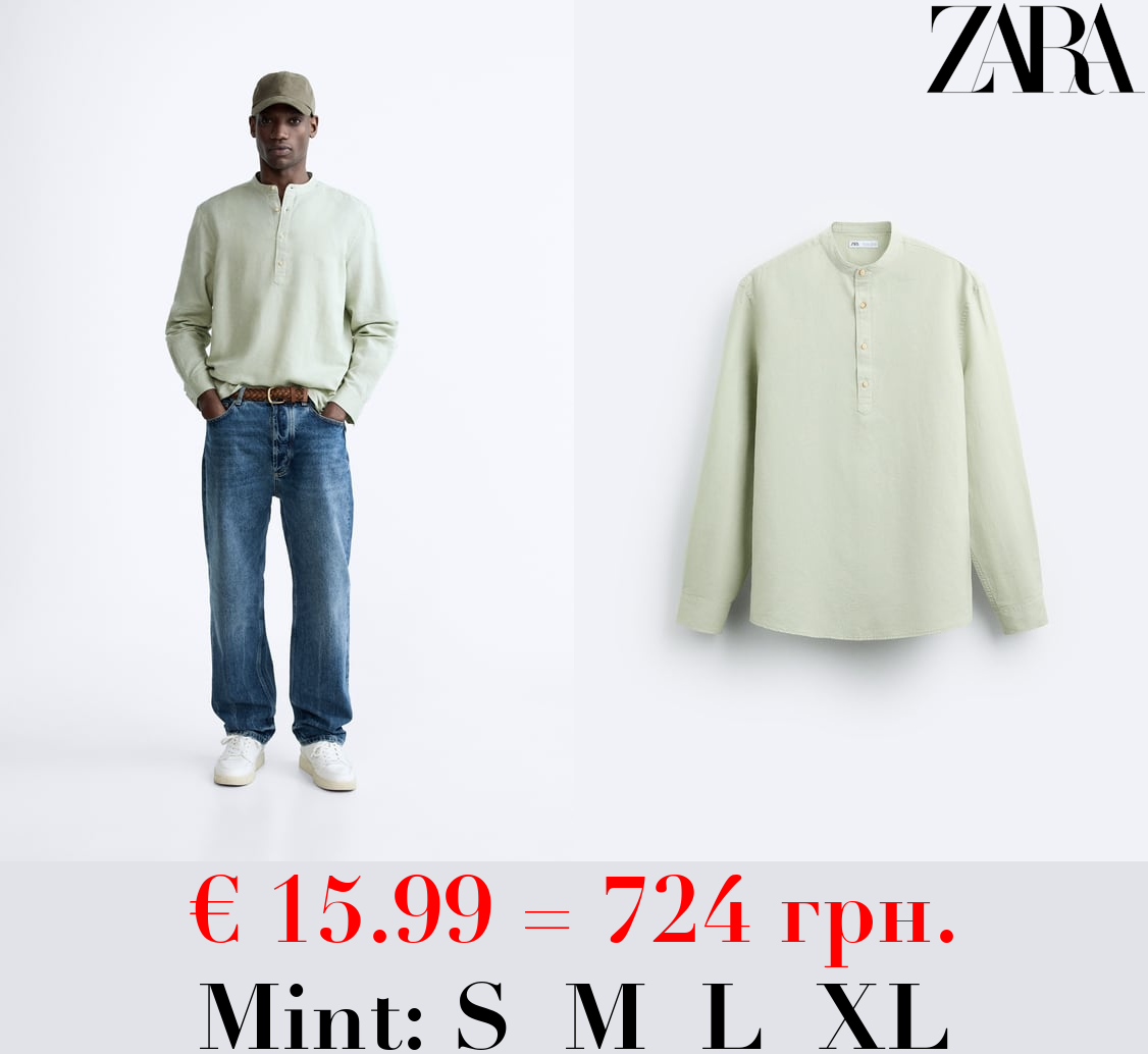 COTTON - LINEN SHIRT