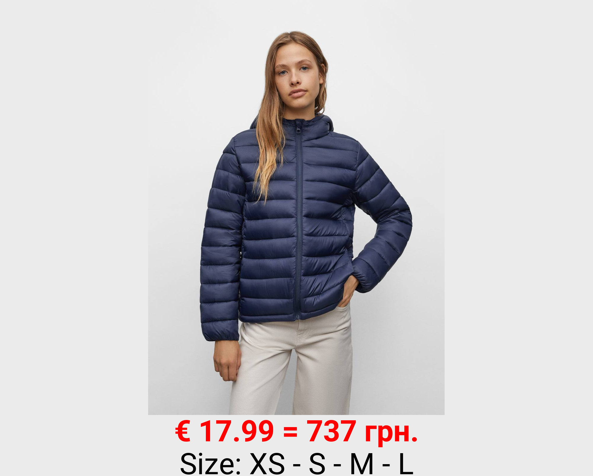 Anorak acolchado capucha