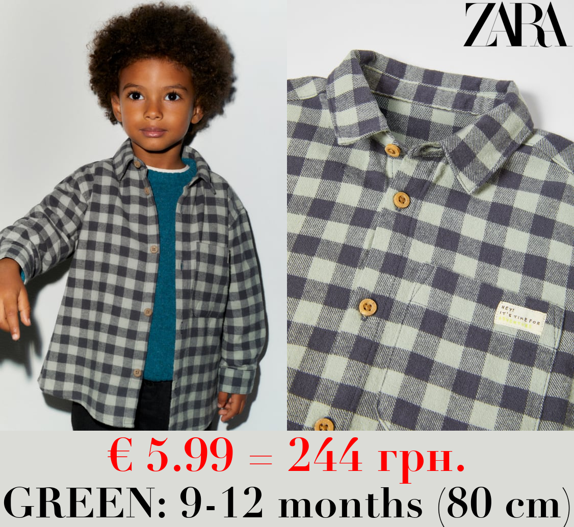 GINGHAM CHECK SHIRT