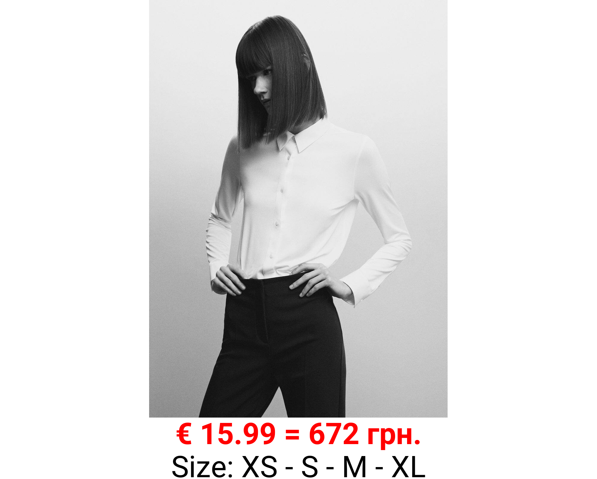 Camisa fluida botones