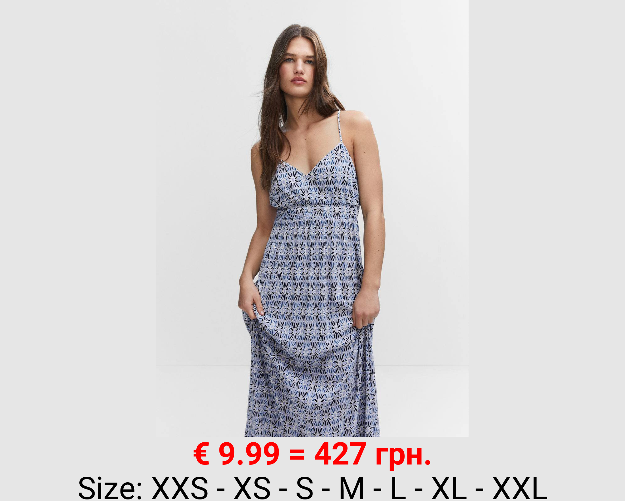 Vestido textura espalda cruzada