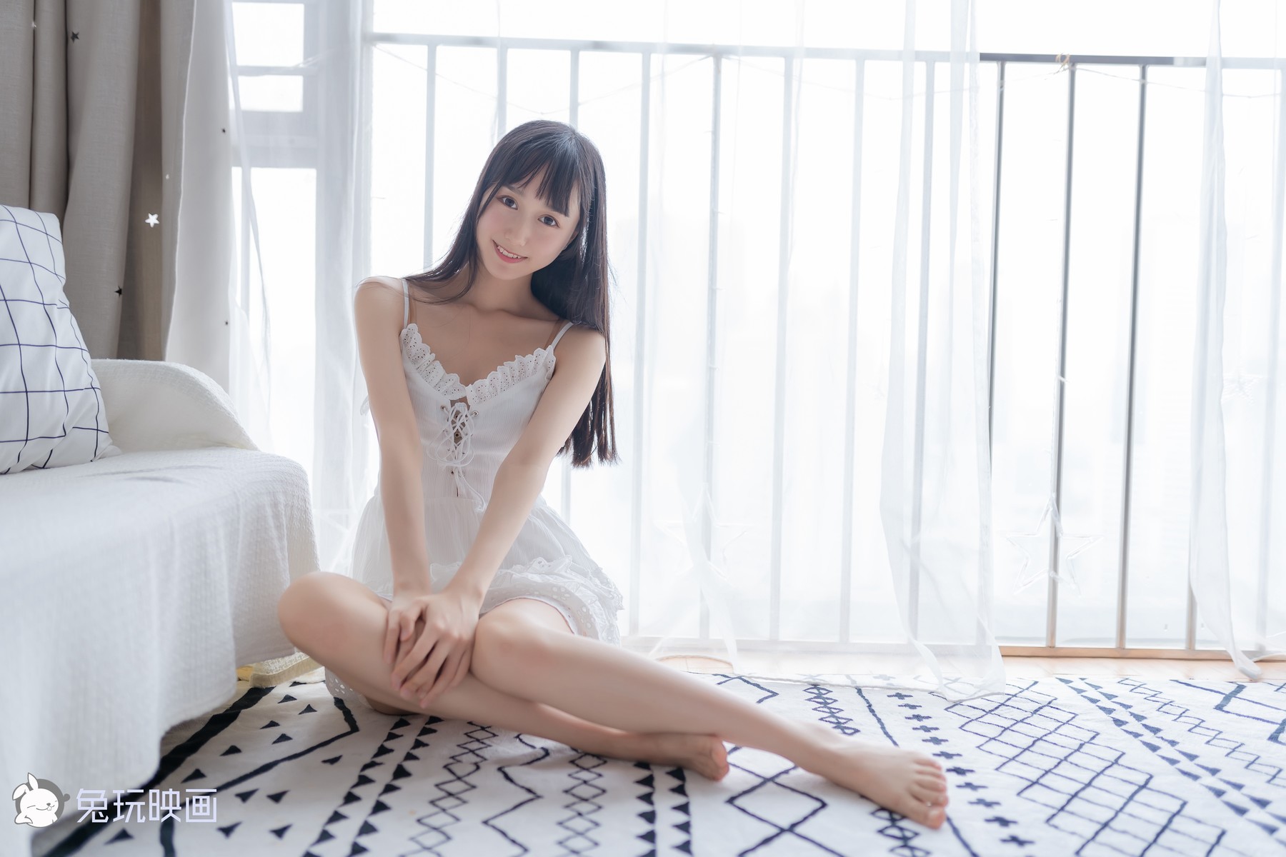 Cosplay 兔玩映画 白衣少女 18