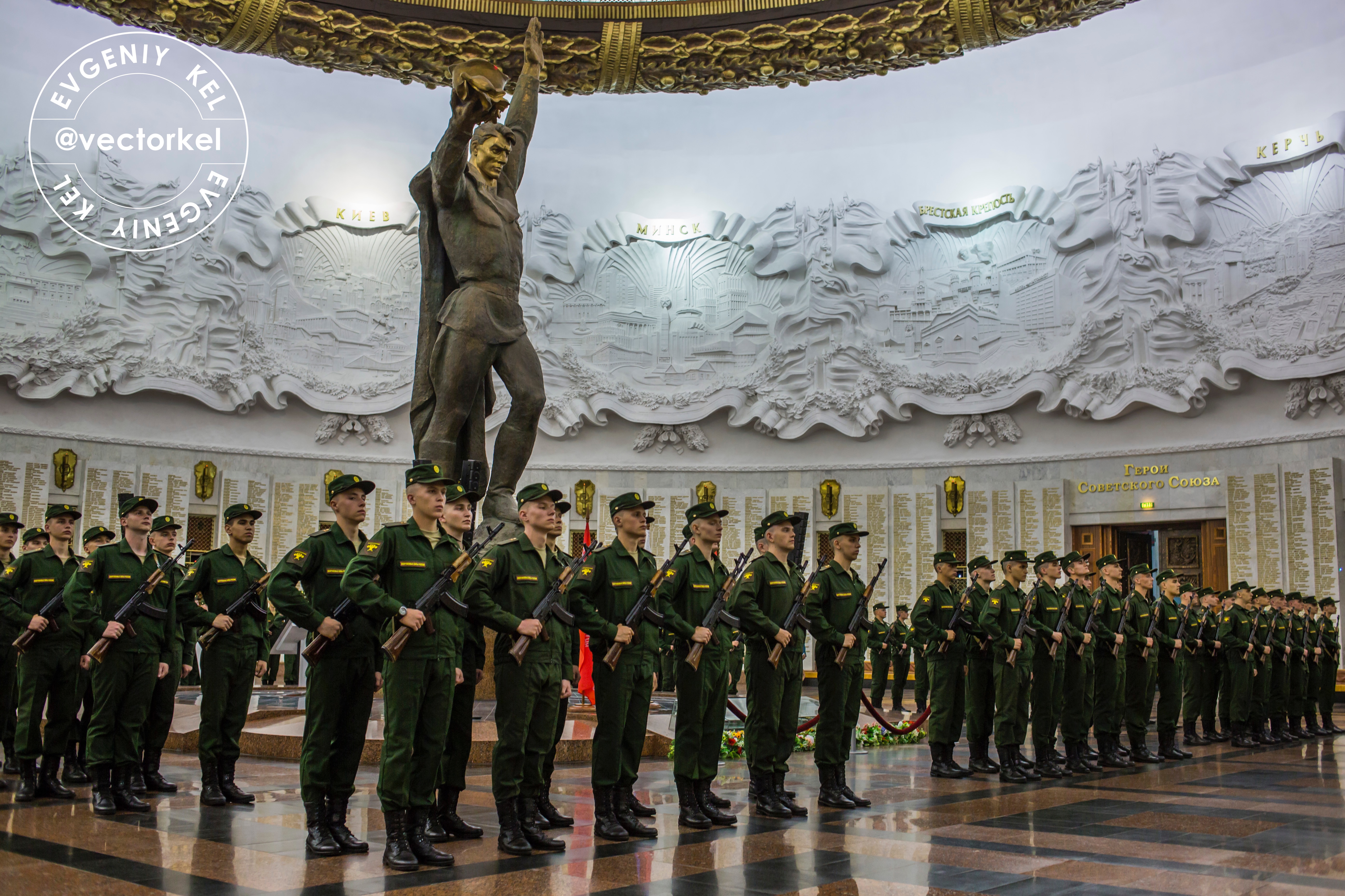 Преображенские войска в москве. Приведение к присяге.