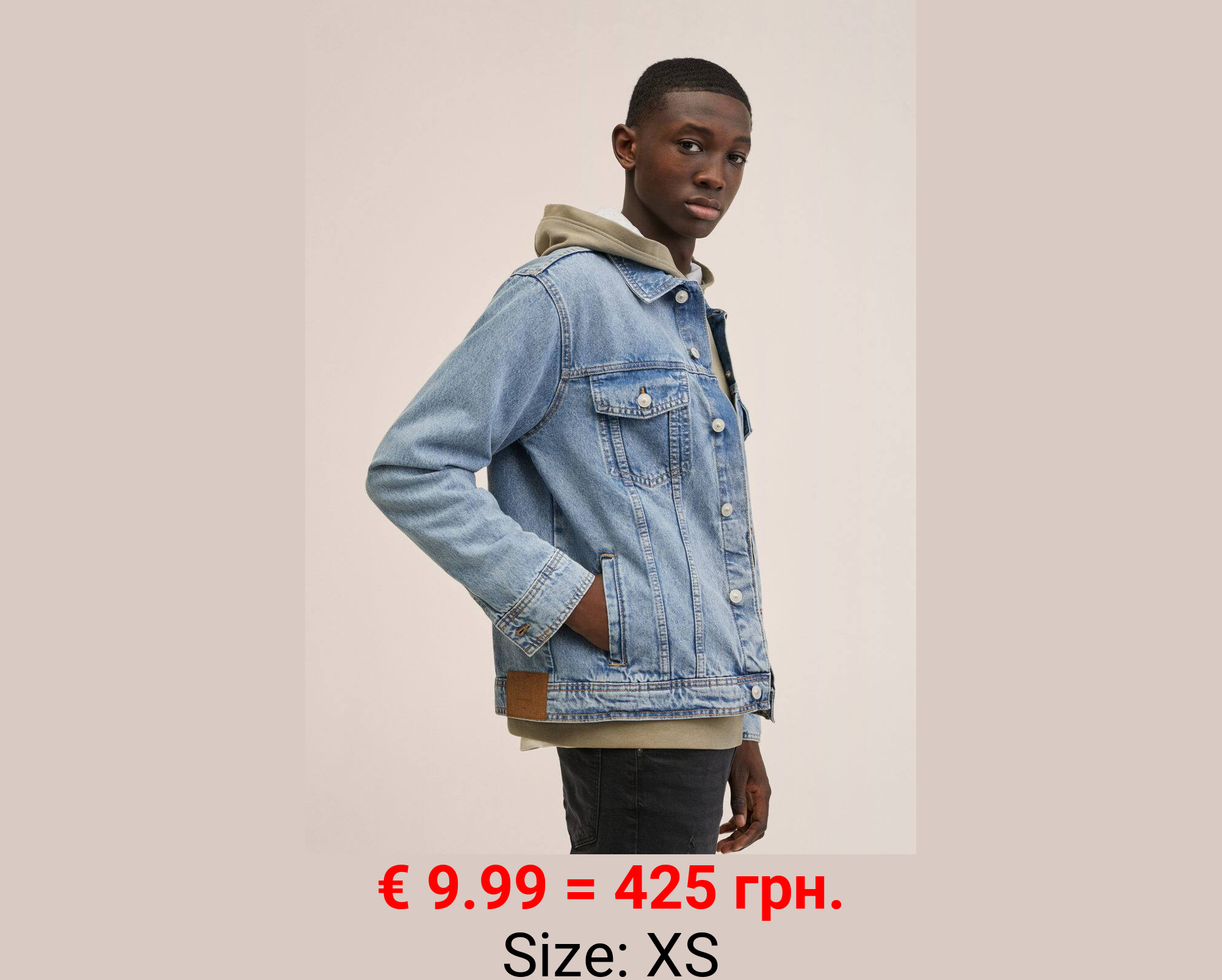 Chaqueta vaquera bolsillos 