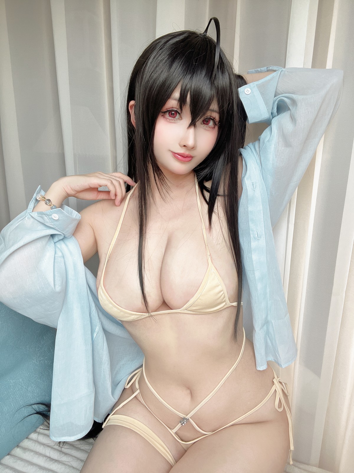 Cosplay Rioko凉凉子 大凤 海滨的白日美梦 22