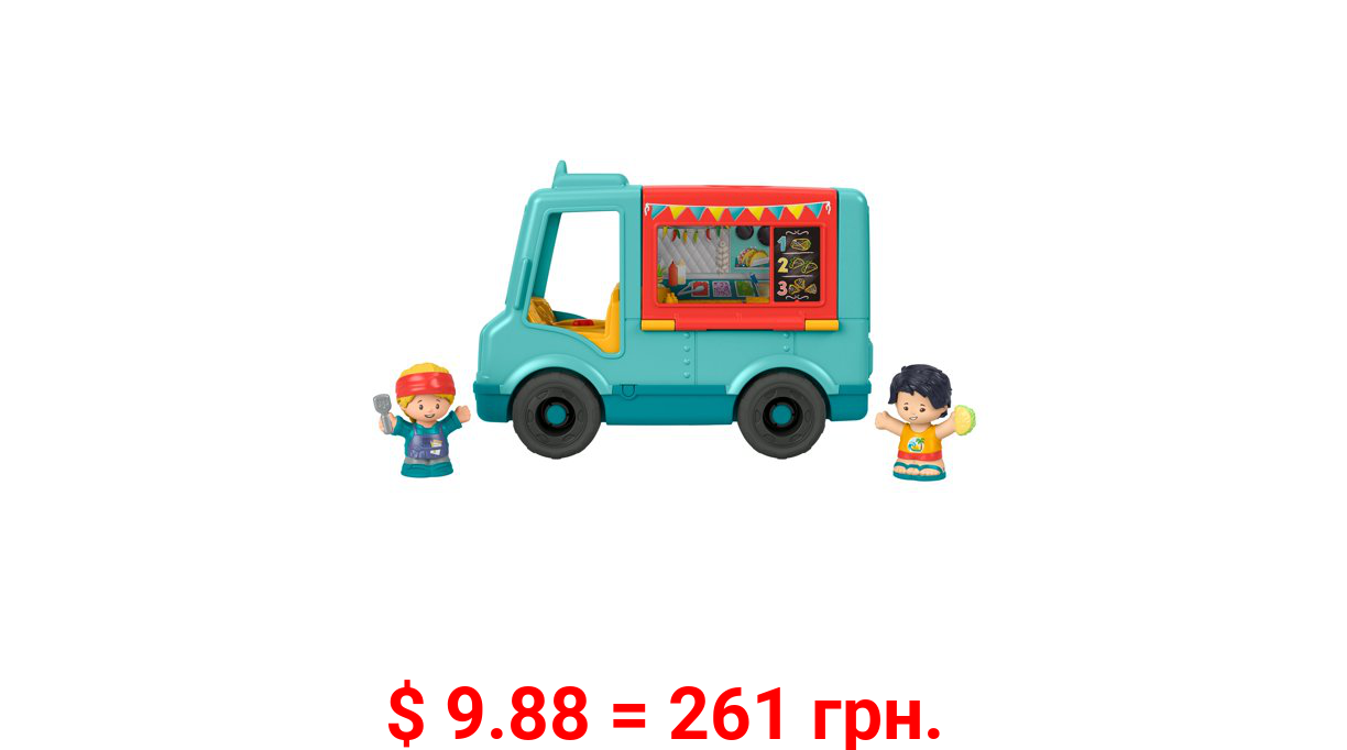 Fisher-Price Little People Serve it Up Food Truck Musical Push-Along Toy