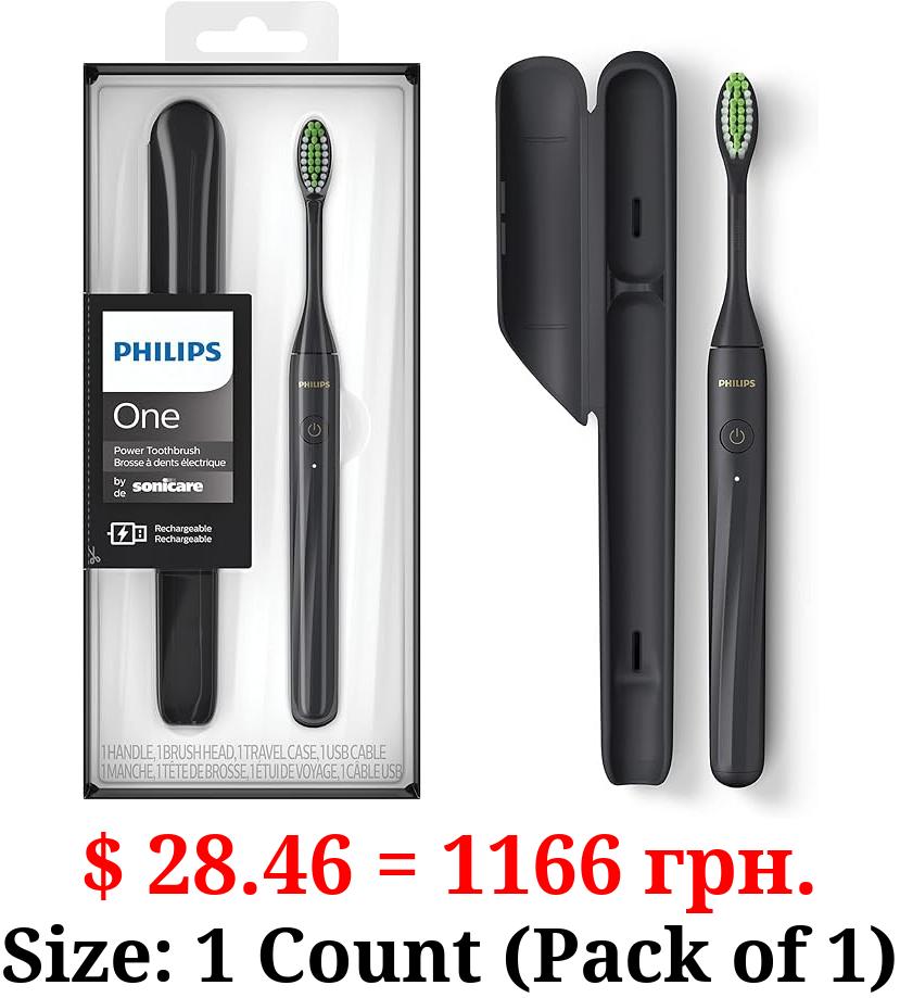 Philips Sonicare One by Sonicare Rechargeable Toothbrush, Shadow, HY1200/26