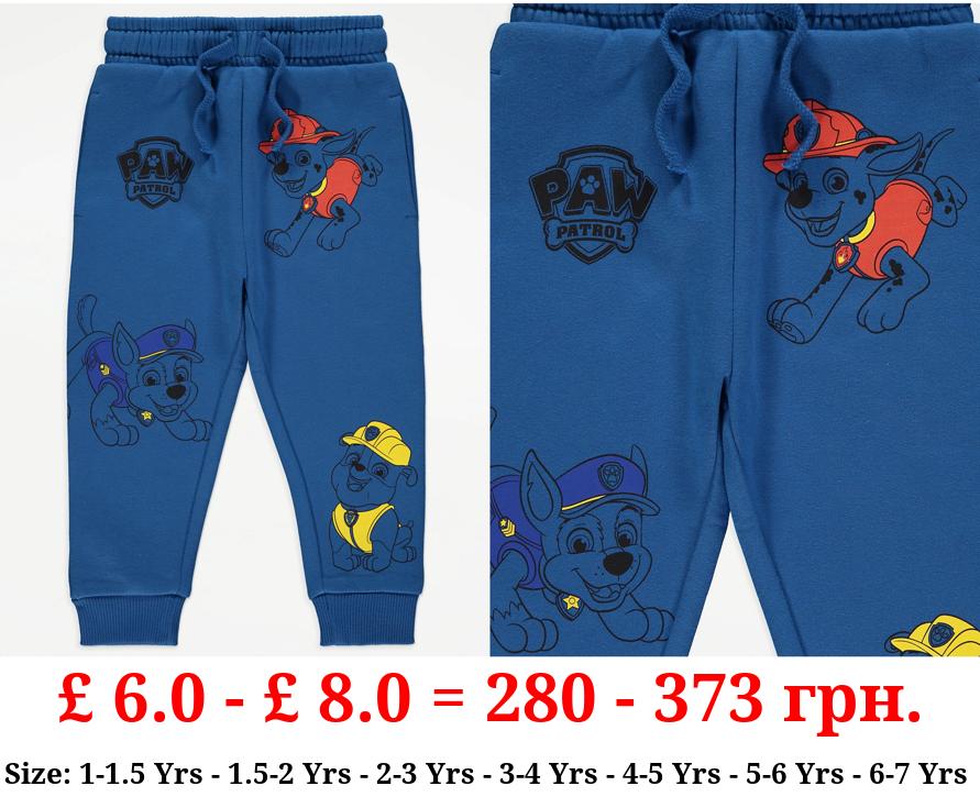 PAW Patrol Character Print Blue Joggers