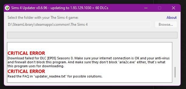 Sims 4 updater 2024