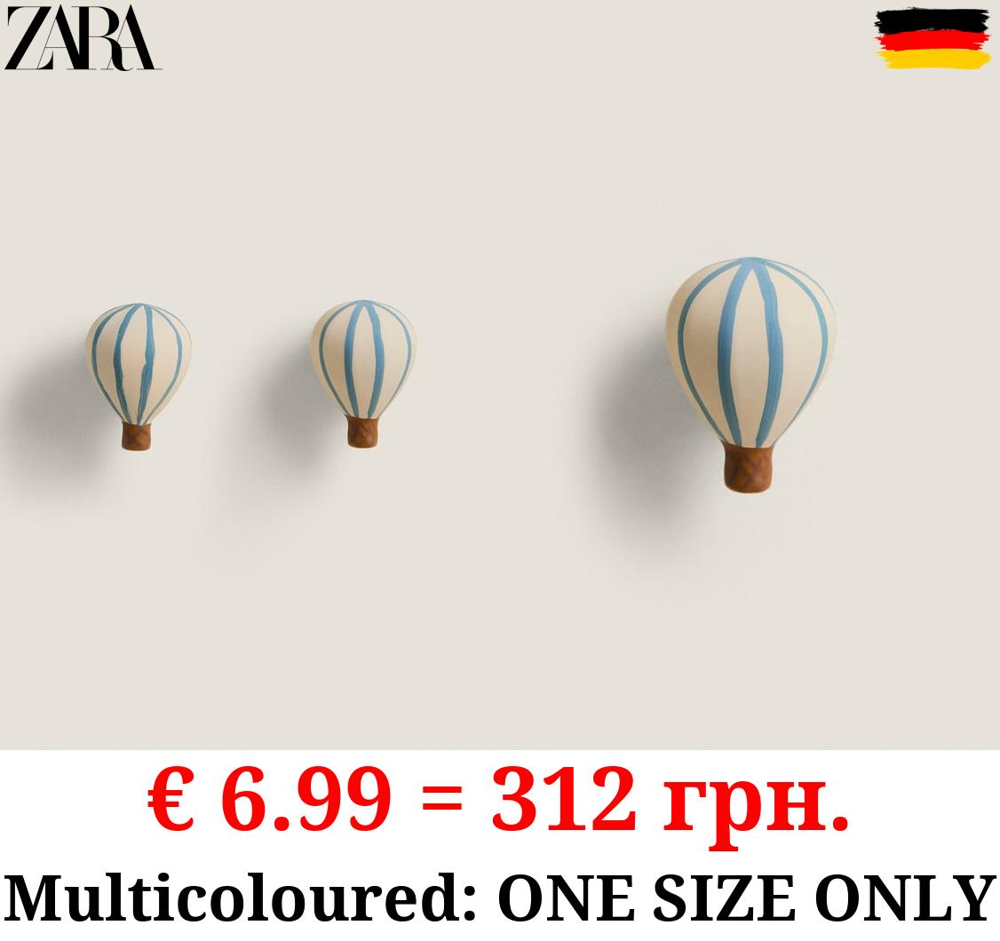 BALLOON DOOR KNOB WITH LINES (PACK OF 2)