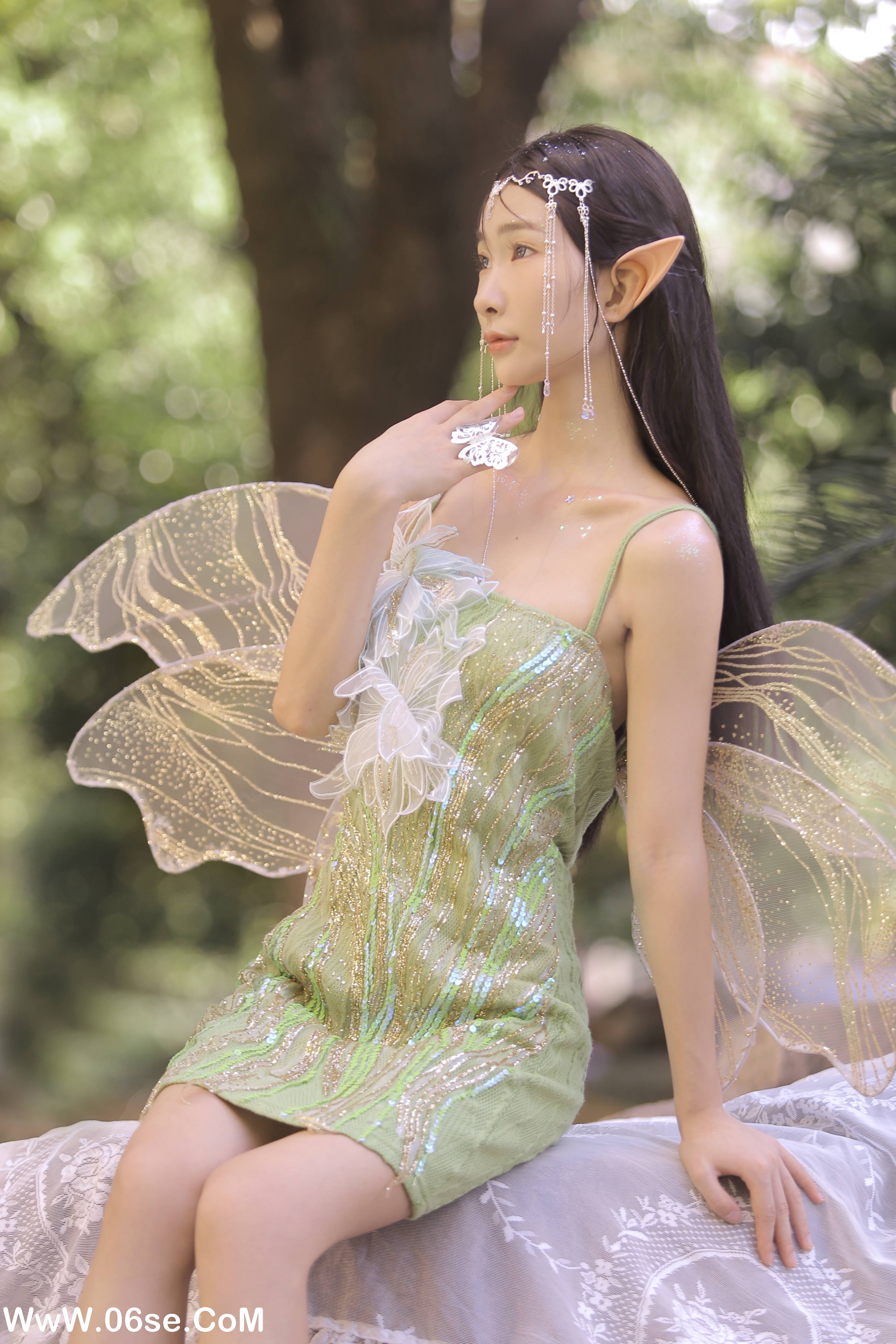 图片[4]-[YITUYU艺图语]2022.10.08 精灵少女 玲[24+1P／180MB]-六色网