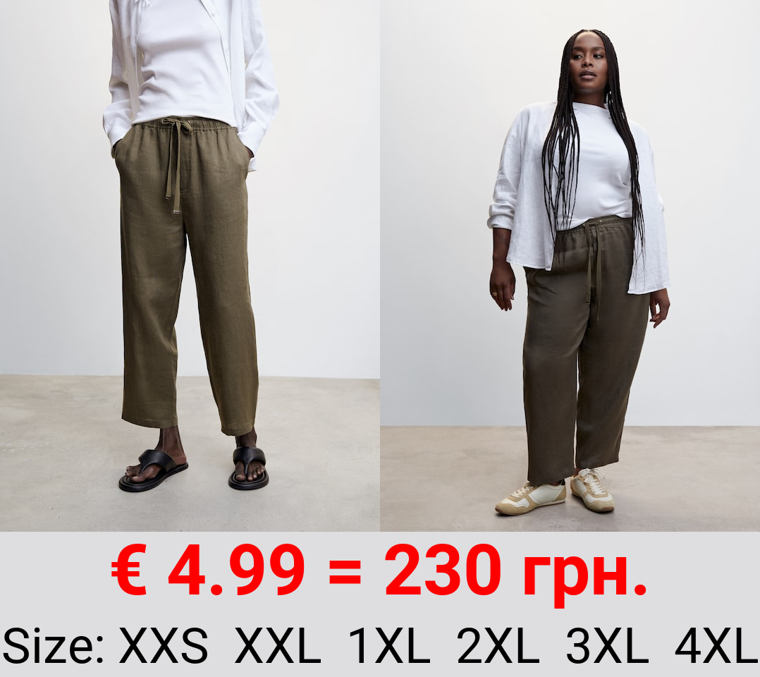 Pantalón 100% lino