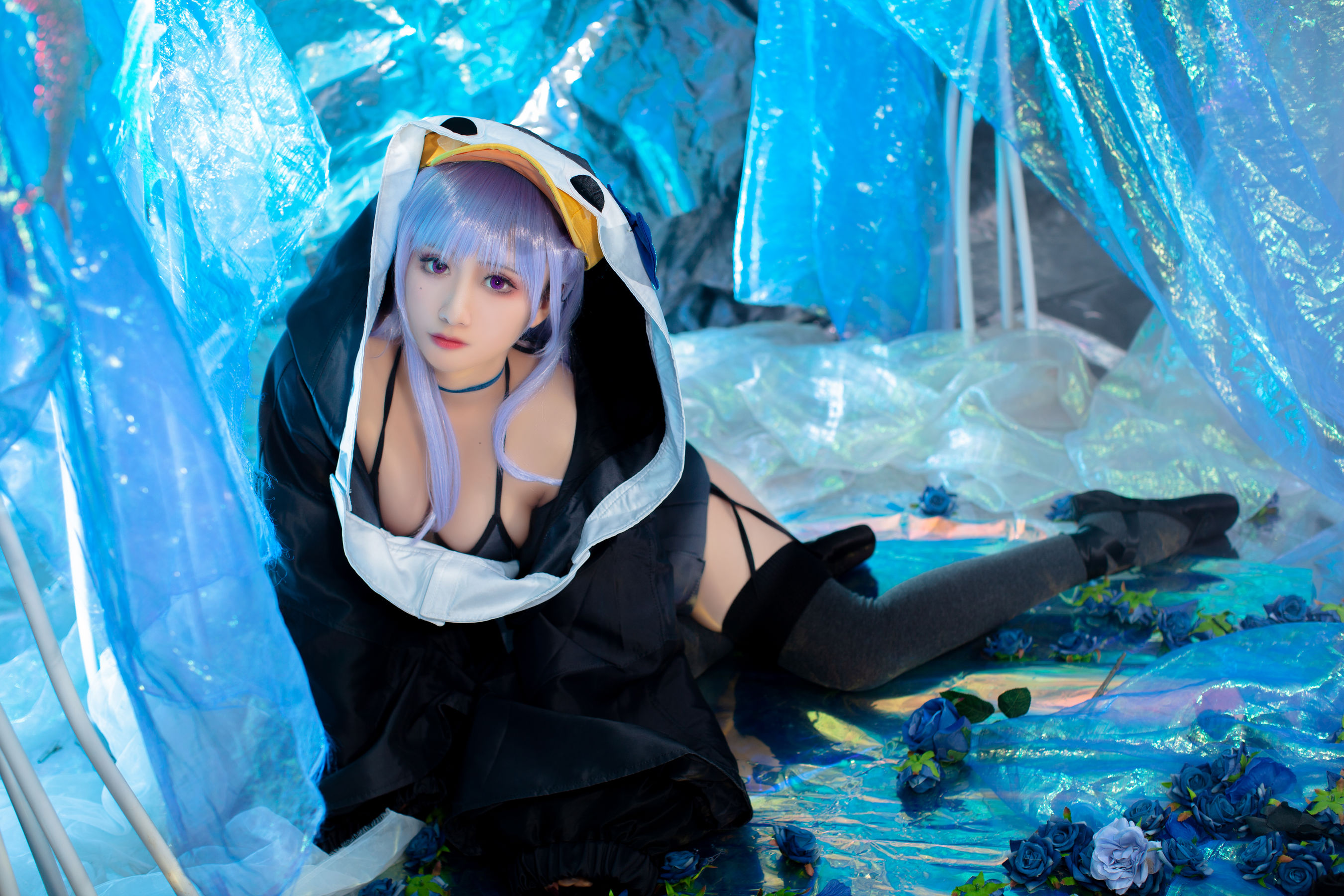 [福利COS]_动漫博主洛璃LoLiSAMA_-_水着莉莉丝-写真图集共32P 4