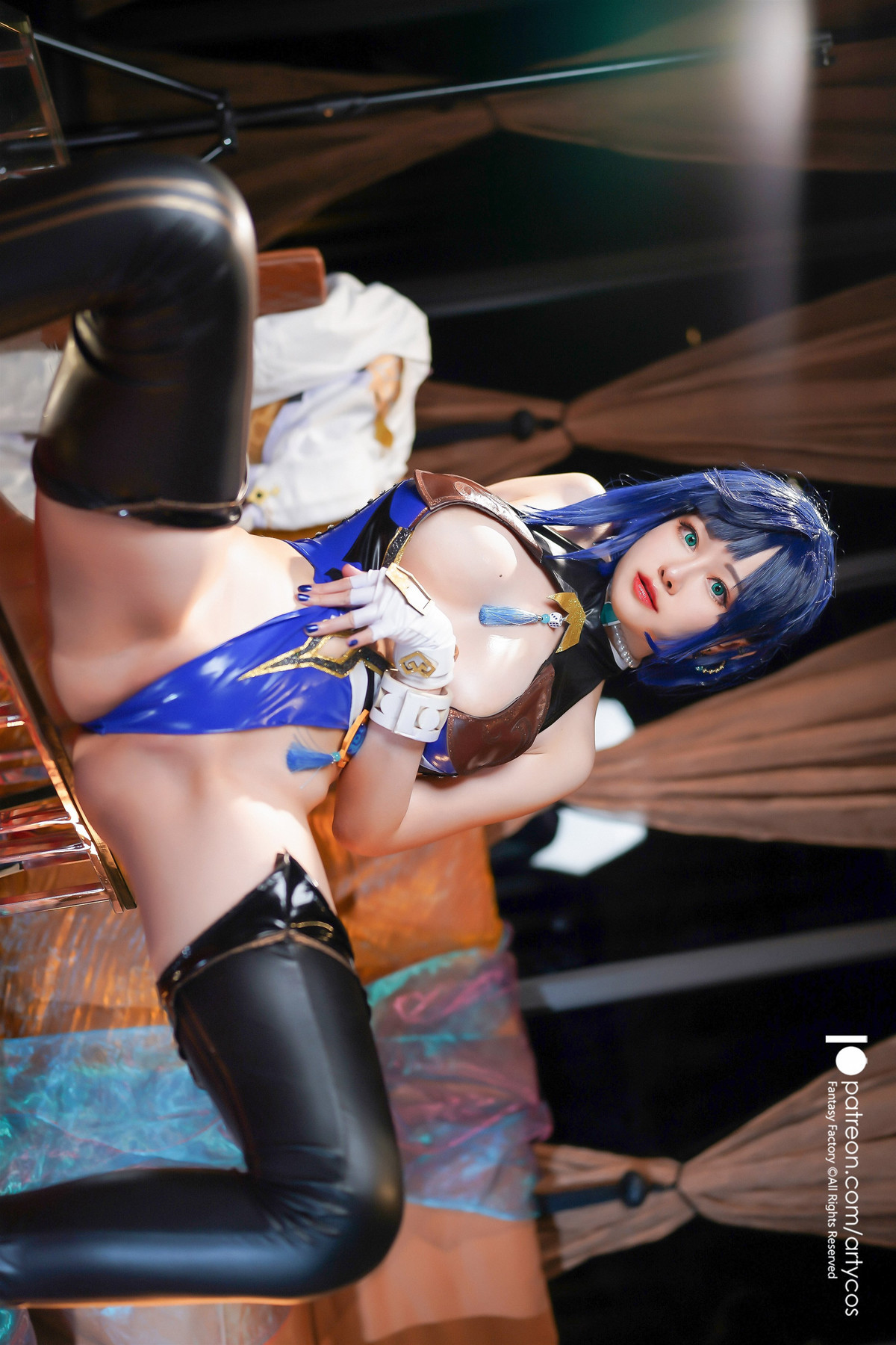 Cosplay Arty亞緹 Yelan 夜兰 Genshin Set.01 26
