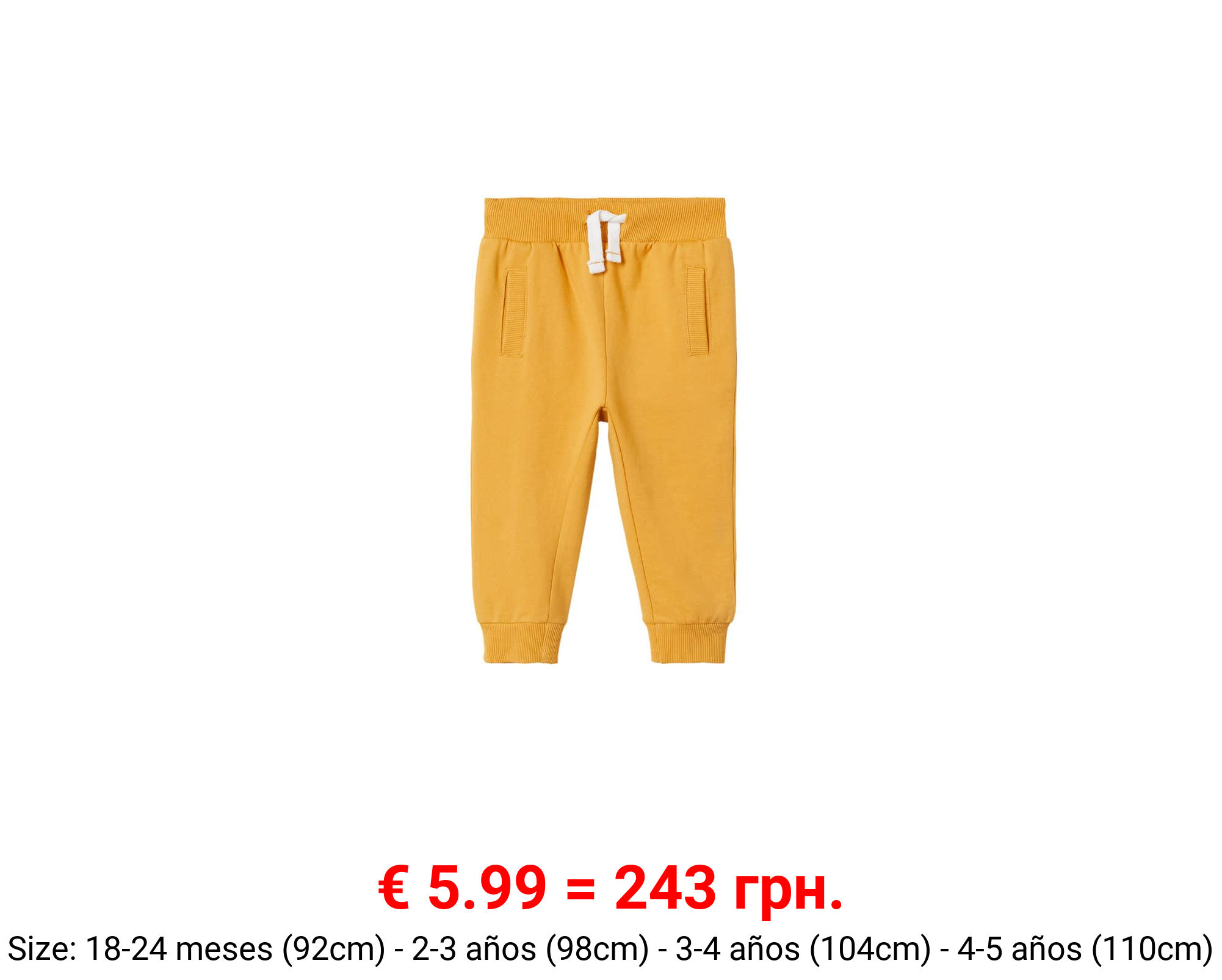 Pantalón jogger algodón