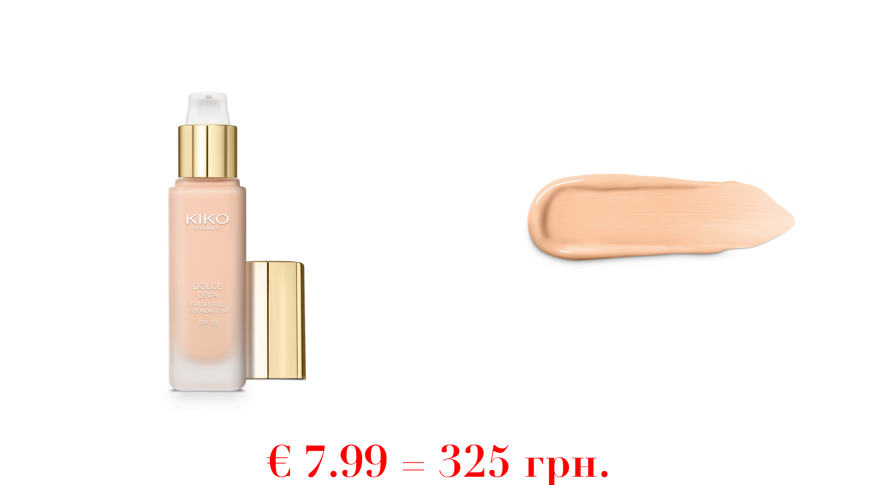 dolce diva fresh feel foundation spf 30