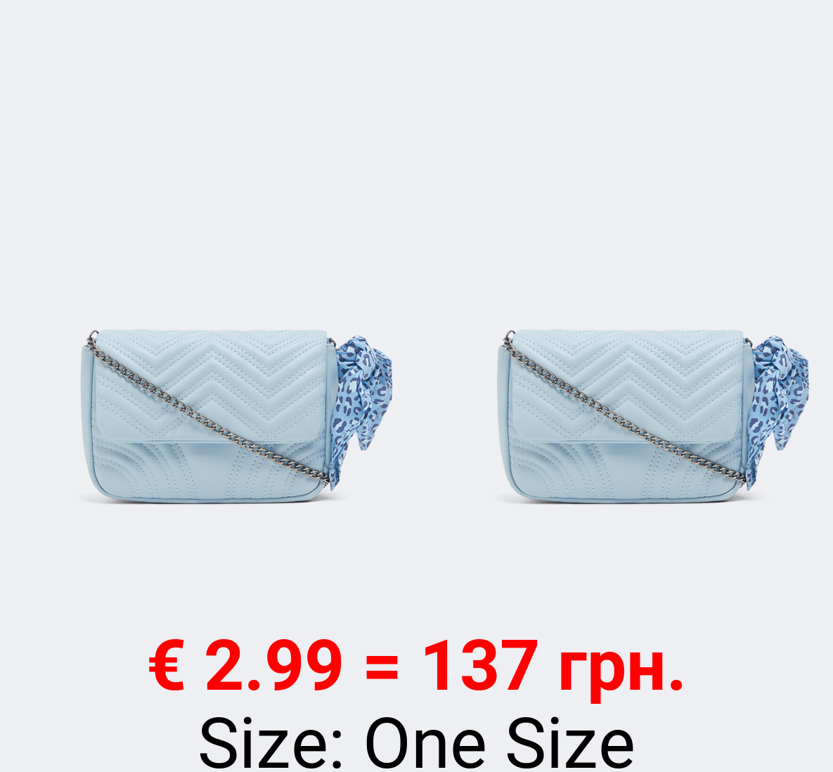 Bag with scarf detail